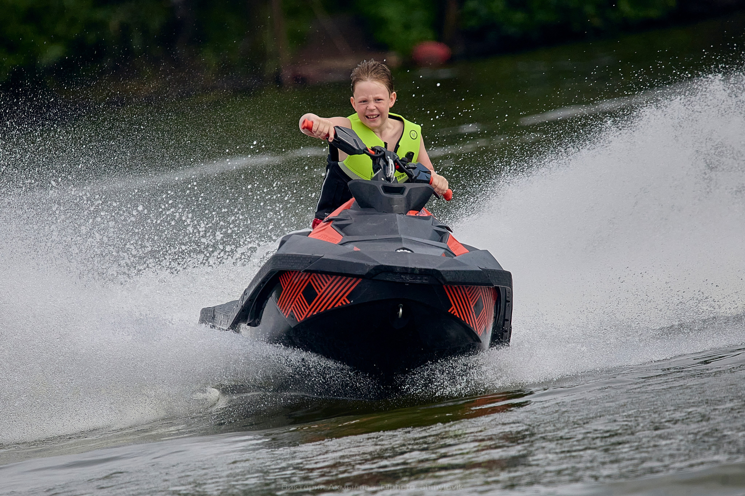 Аквабайки на Северке. Виктория Ахмылова. Фотограф в Москве