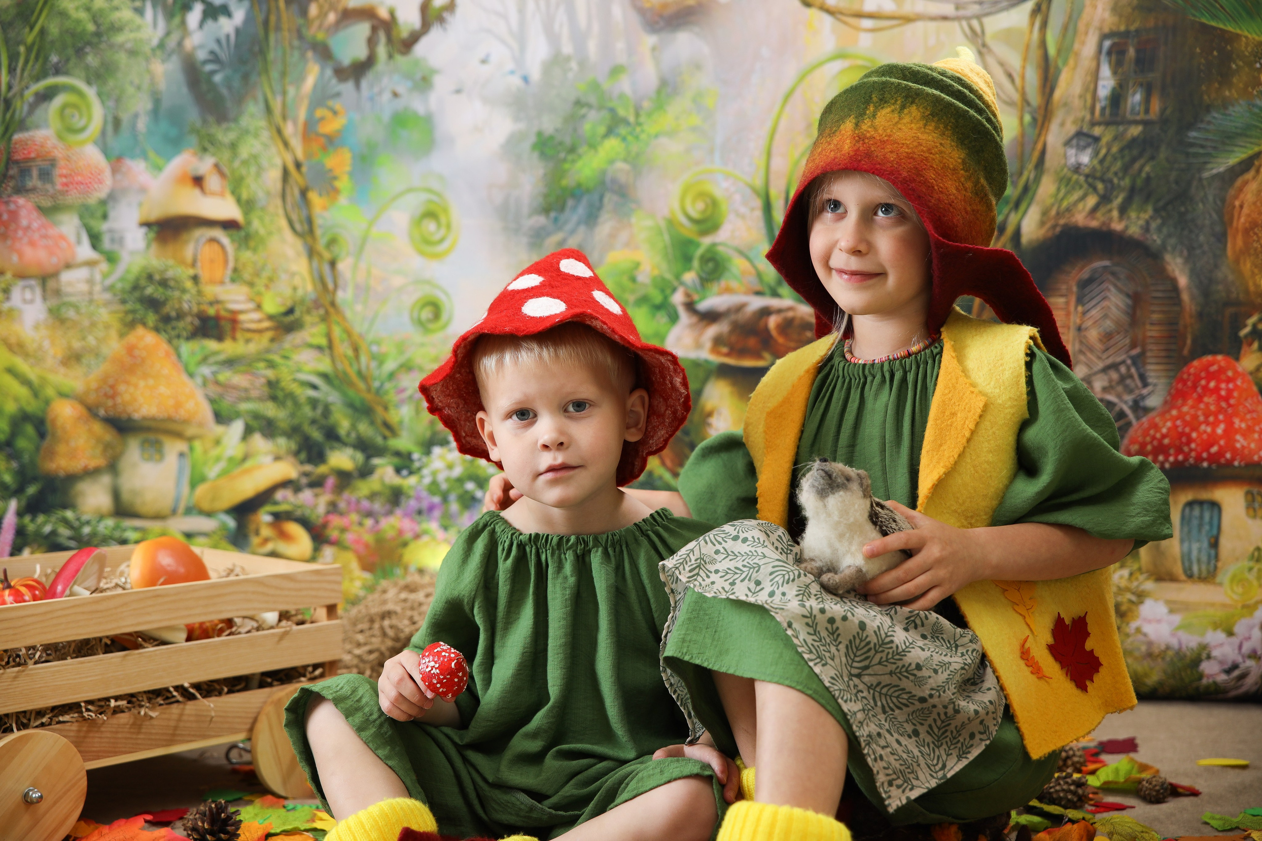 Осенняя съемка в детских садах. Анна Таркина