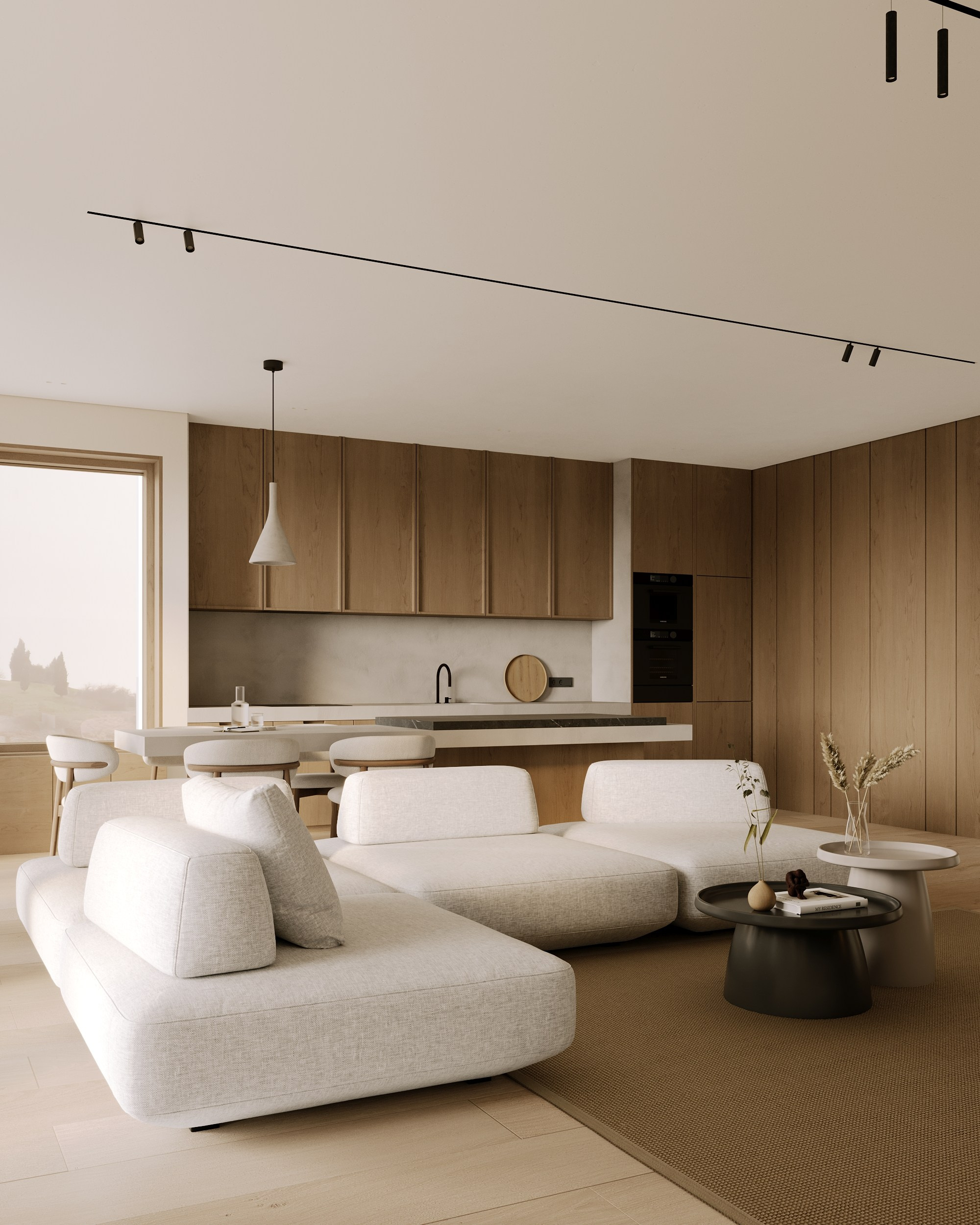 Japandi. 3D Визуализация интерьеров и архитектуры — Никита Афиногенов