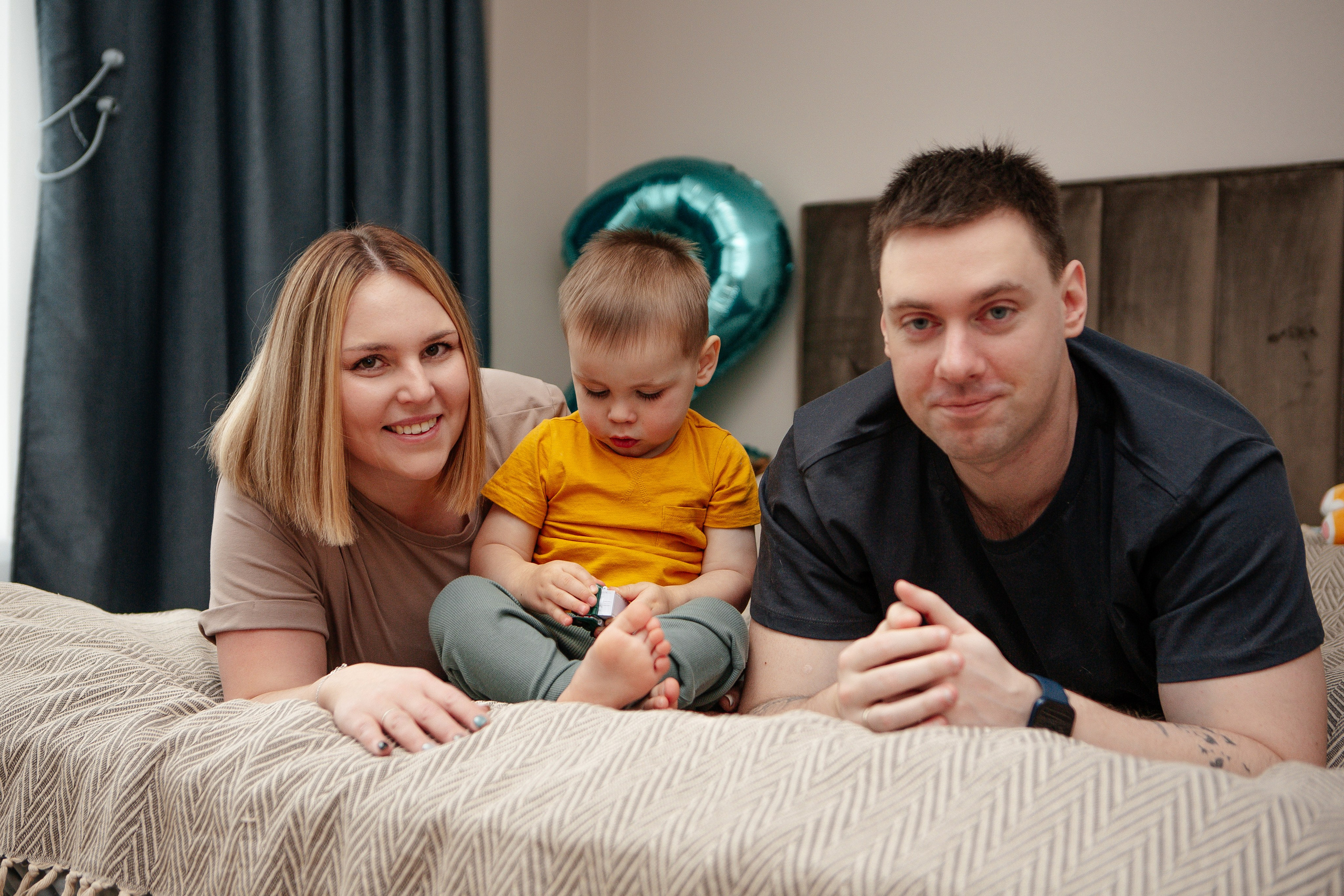 Роман и его семья. Семейный и детский фотограф в Москве Александра Мак