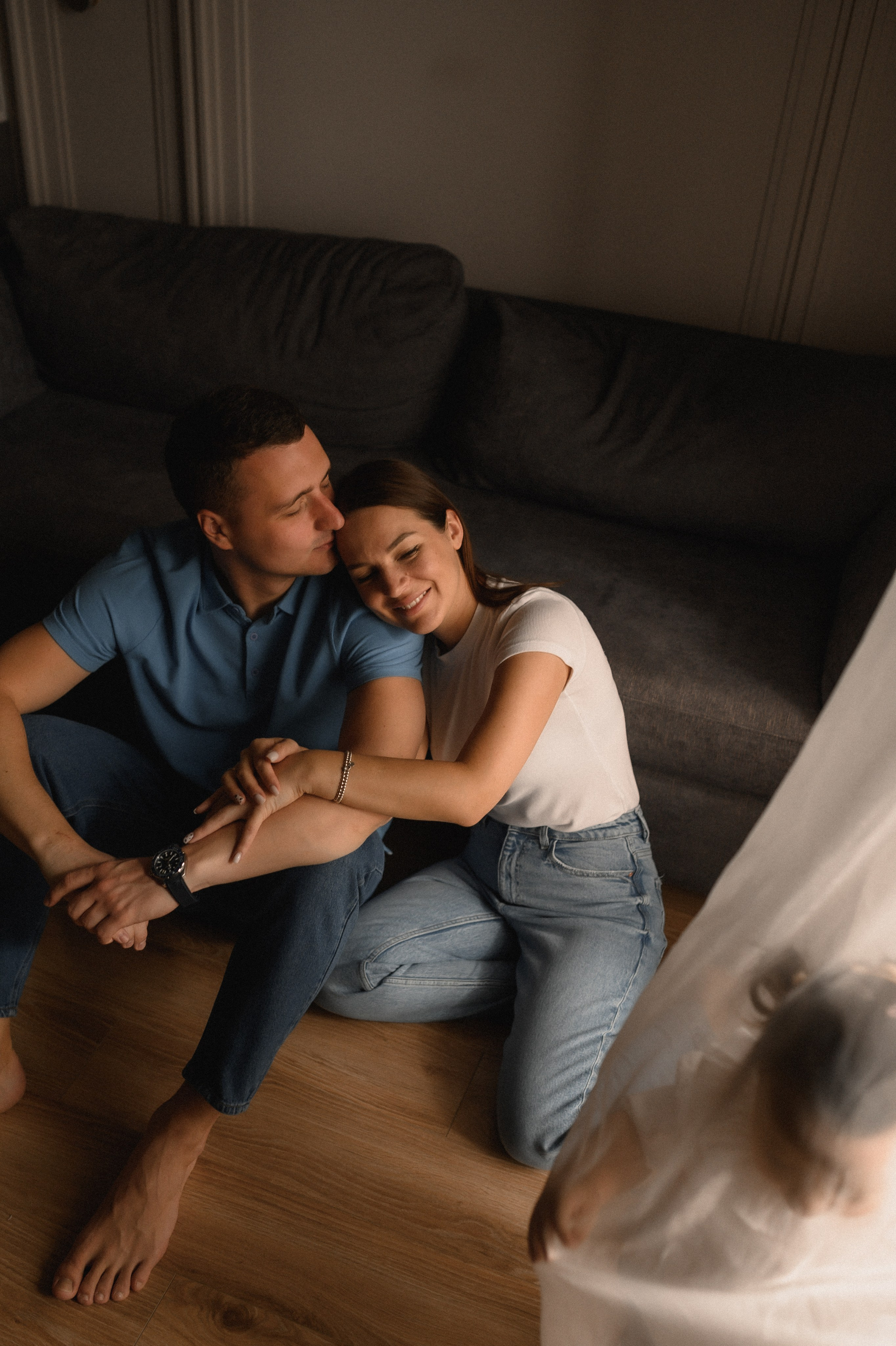 Саша, Таня, Мира и бабушка дома. Семейный и свадебный lifestyle-фотограф в Москве Мария Петрова