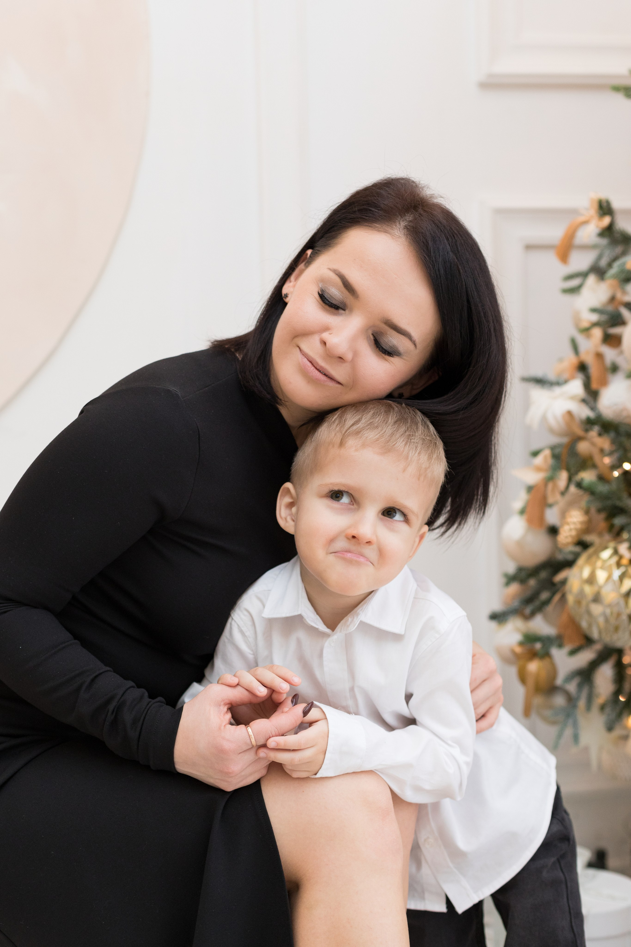 Новогодняя фотосессия Вероники и Феди. Детский и контент фотограф Надя Волкова Санкт-Петербург