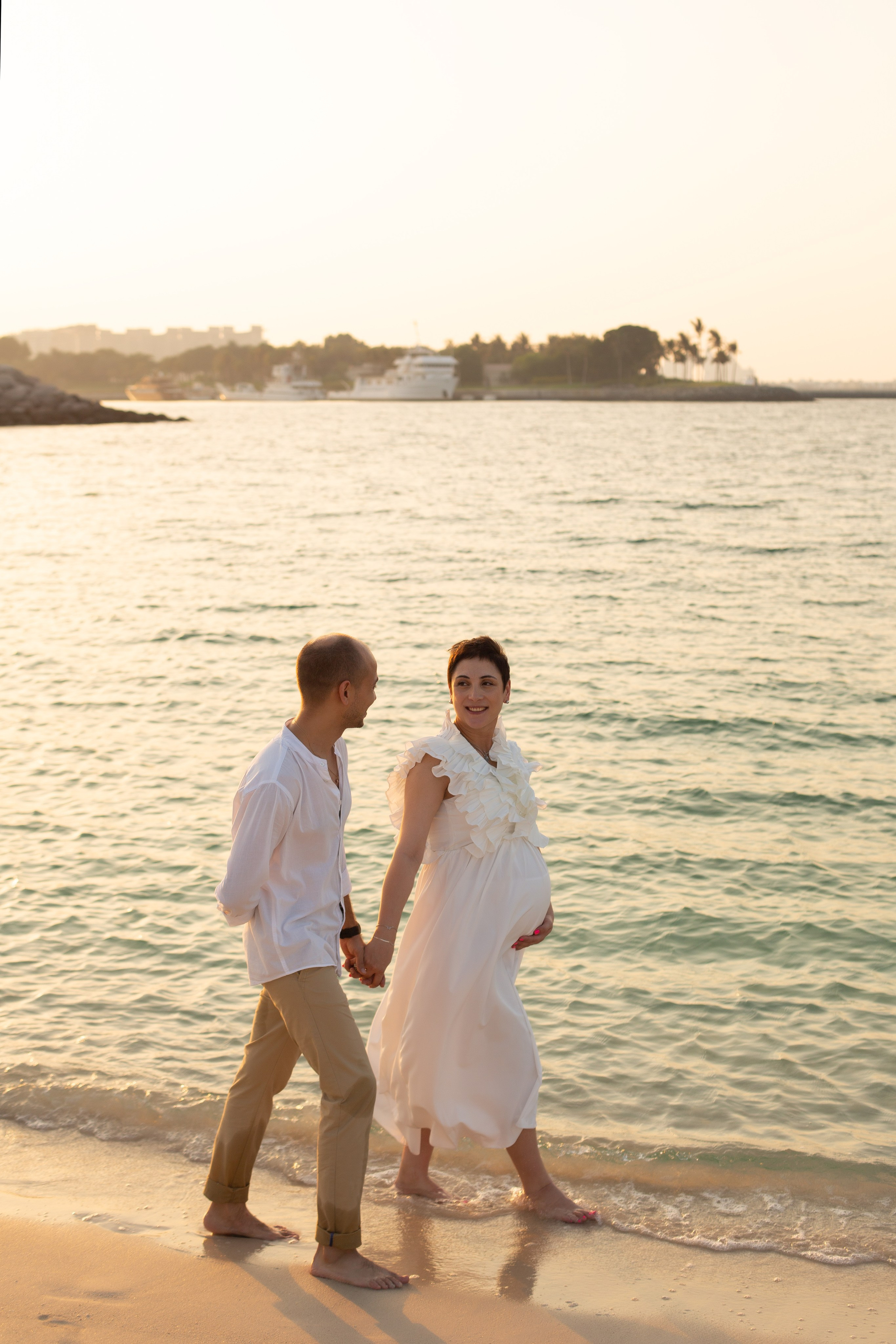 Classic Elegant Pregnancy Photoshoot in Dubai