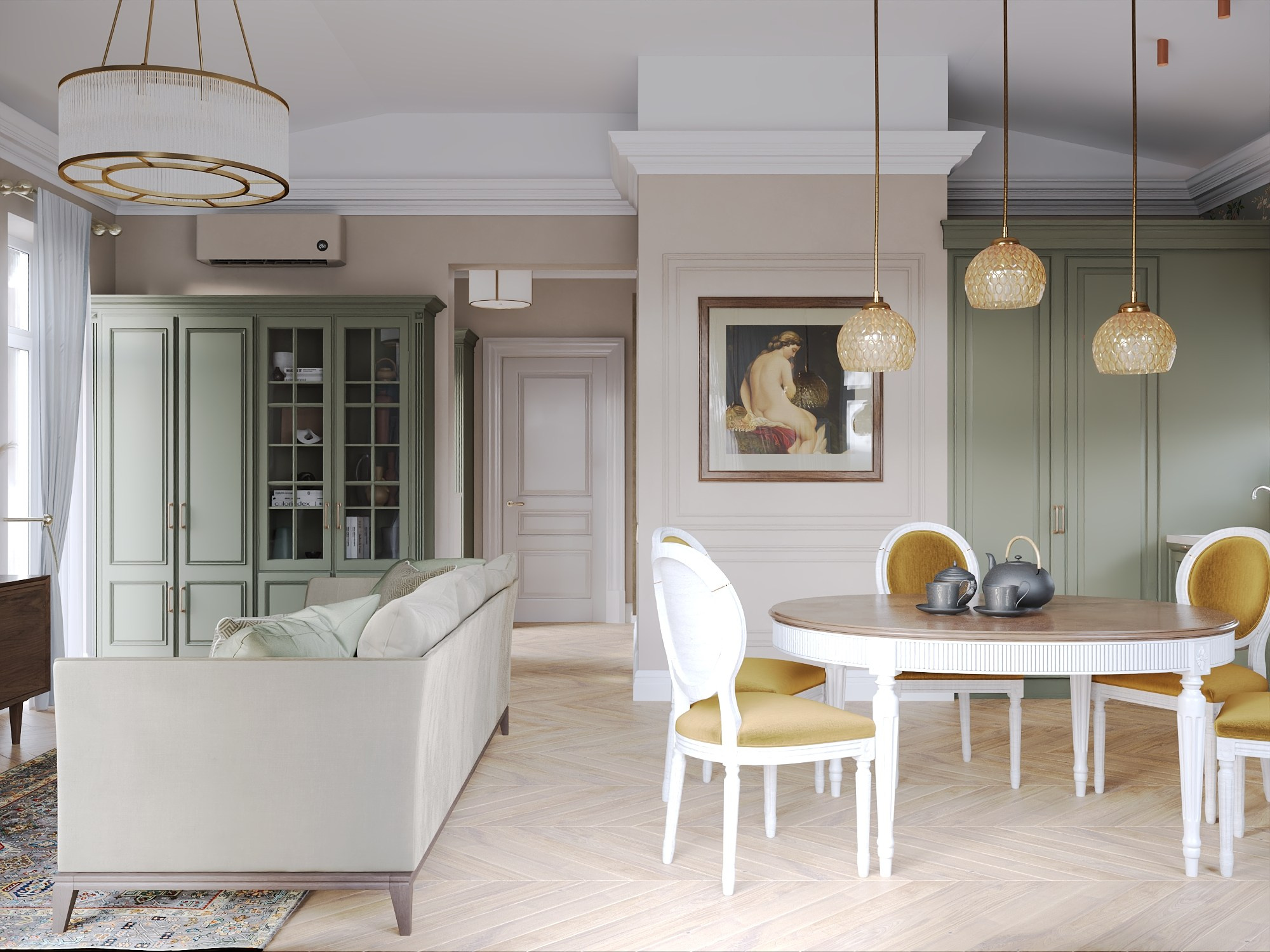 Европейский-2 73 м² г.Челябинск. БК студия дизайна интерьера