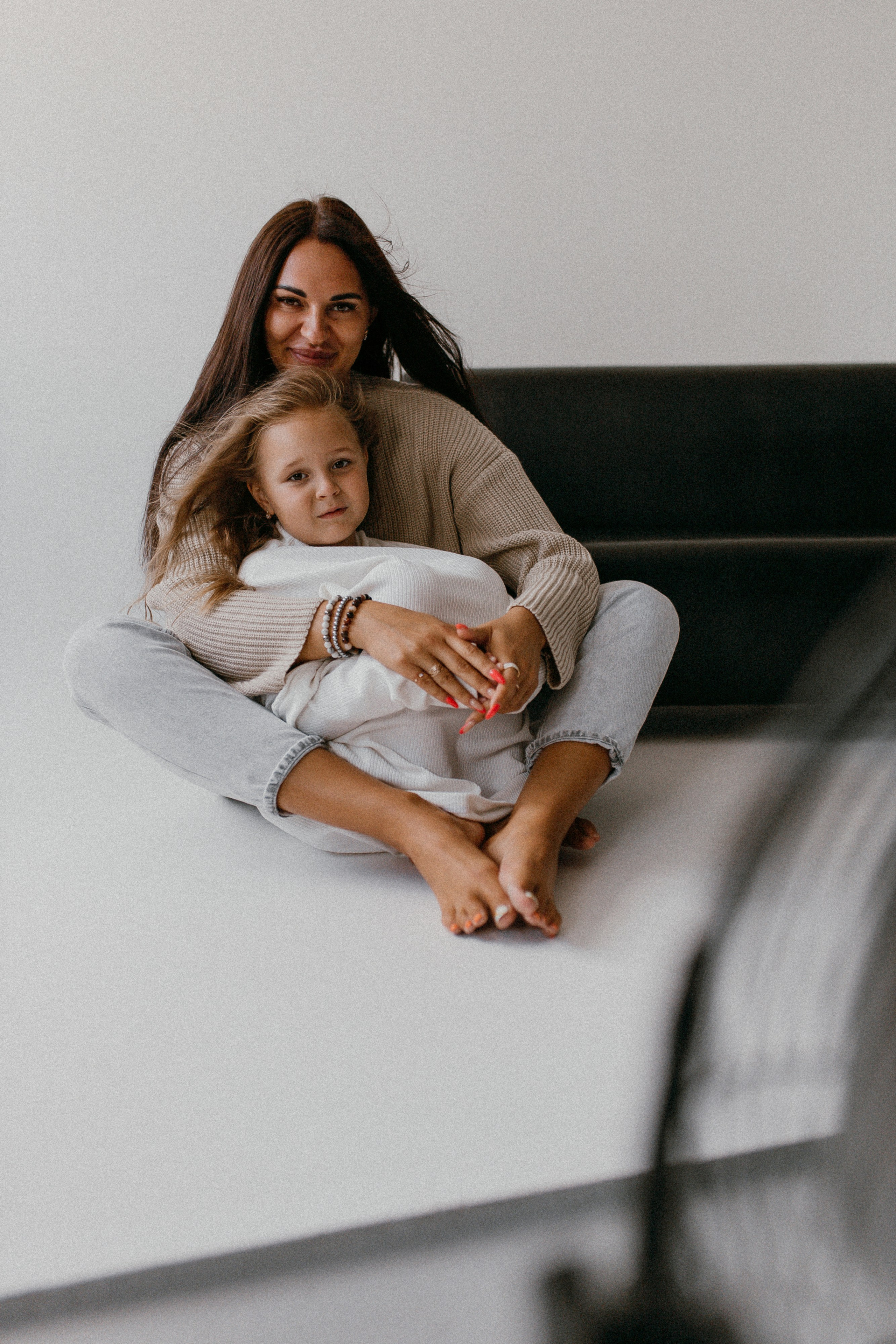 Есения и мама. Семейный фотограф Губкин/Старый Оскол