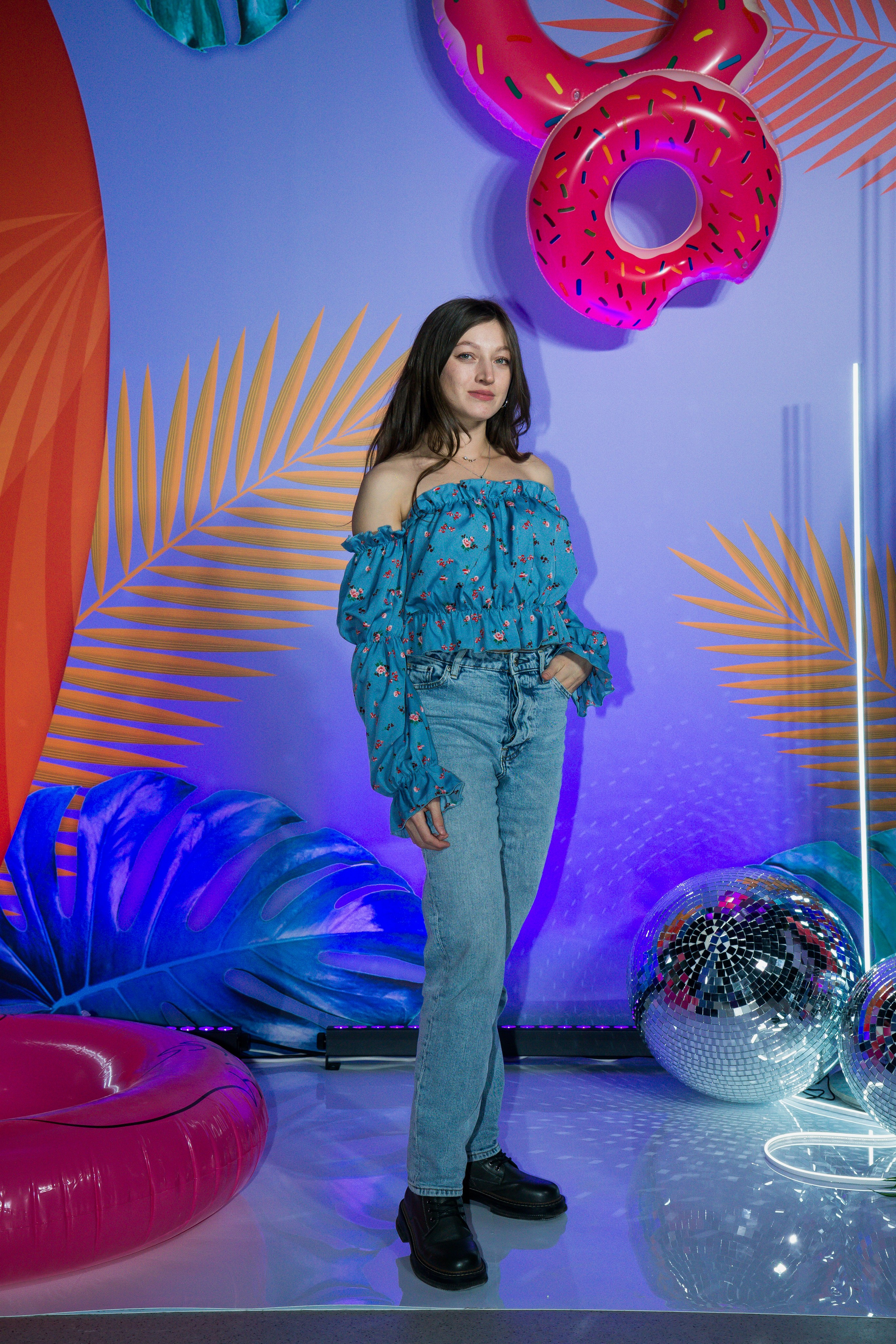 МТС корпоратив Гавайская вечеринка. Фотограф