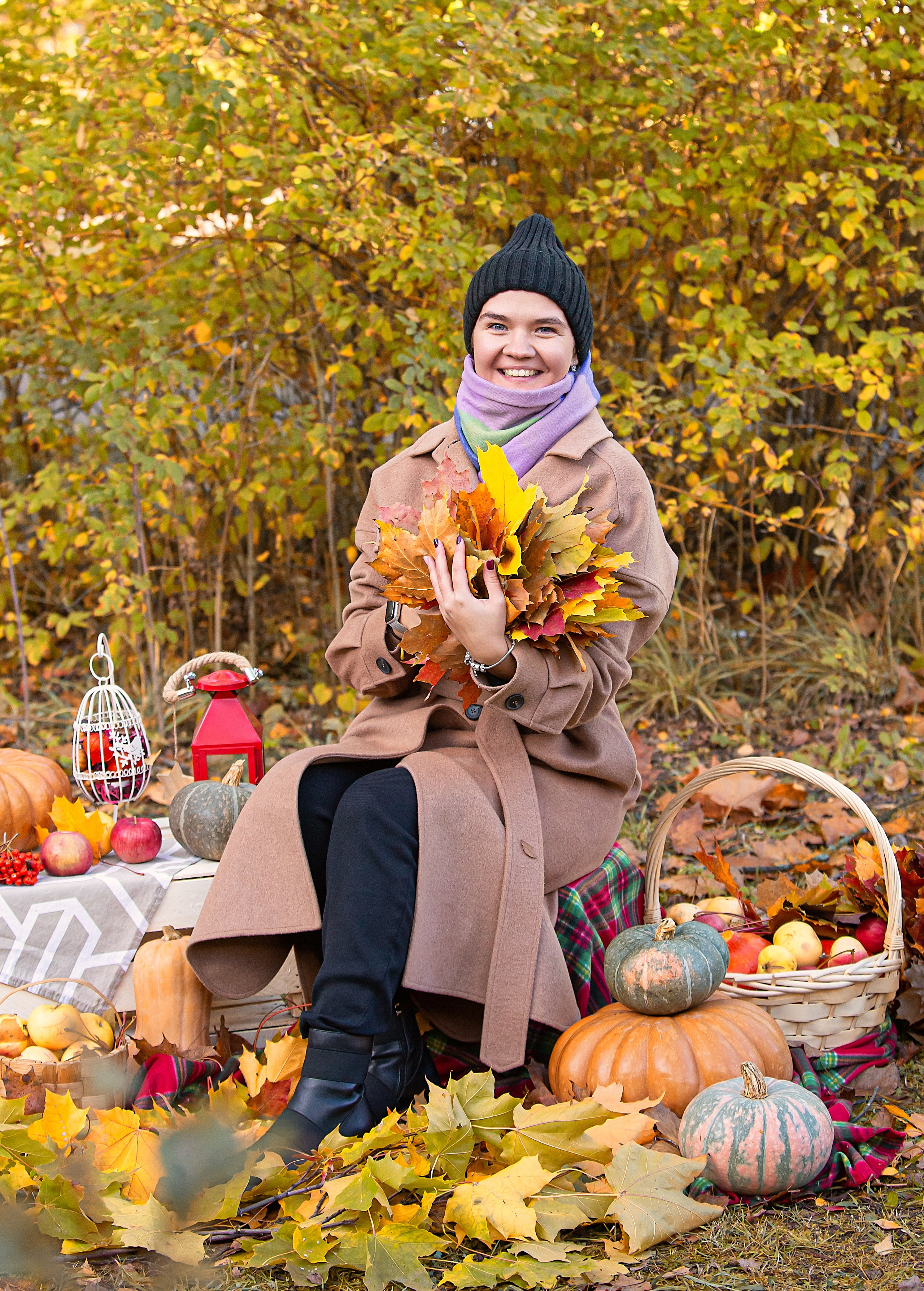 Осень в детском саду. Свадебный, семейный, детский фотограф в Санкт-Петербурге