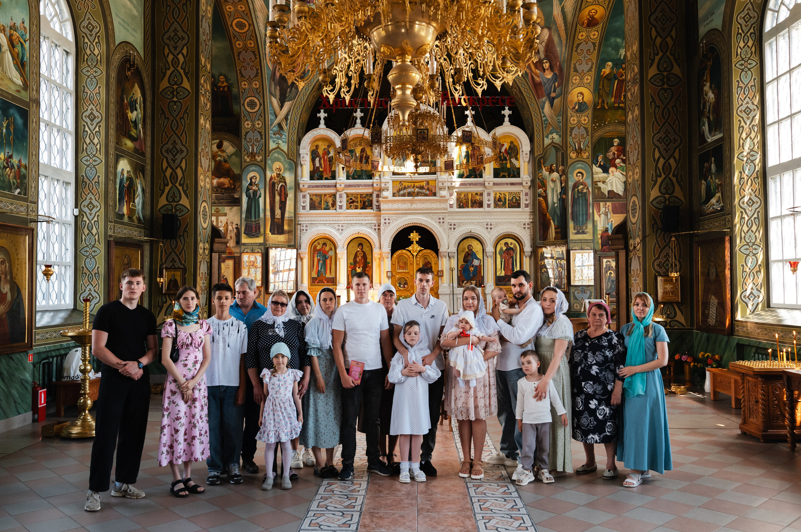 Таинство Крещения Дарьи (Храм Преполовения Пятидесятницы). Фотограф Ярута Оксана / Ростов-на-Дону