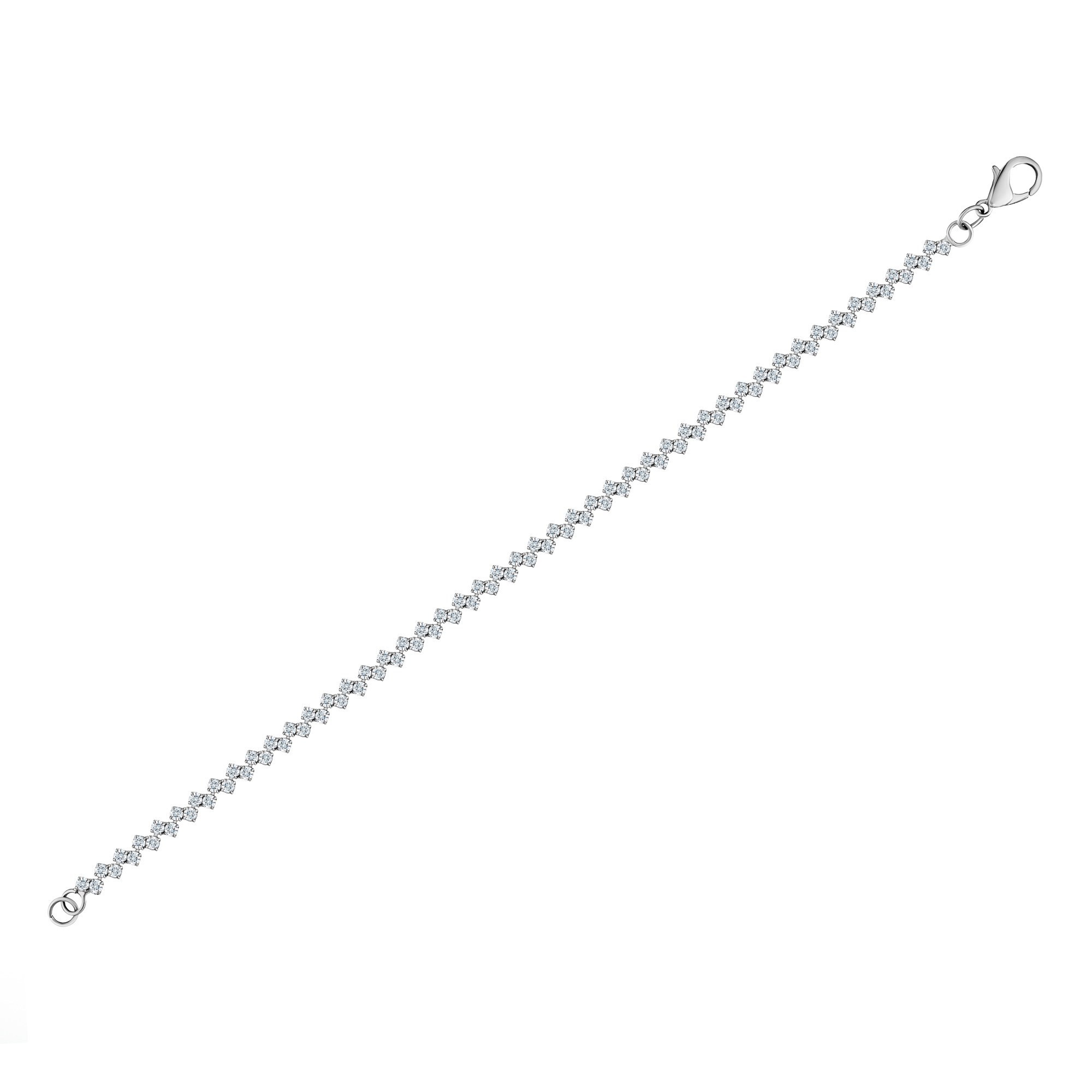 Браслет с камнями на ногу