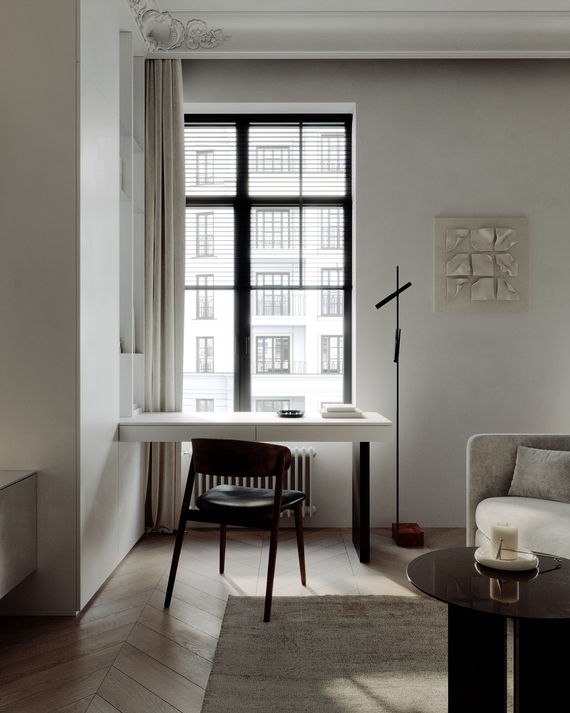 Студия 28 м². 3d визуализатор Валерия Романова