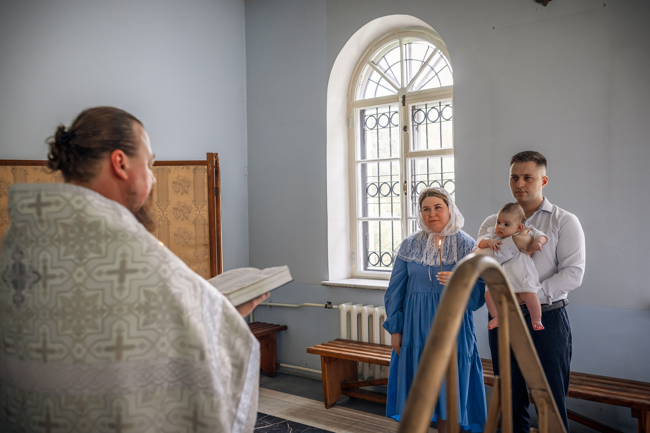 Крещение в Храме Влахернской иконы Божией Матери в Кузьминках. Профессиональный фотограф в Москве и Мо Мария Шантарёва