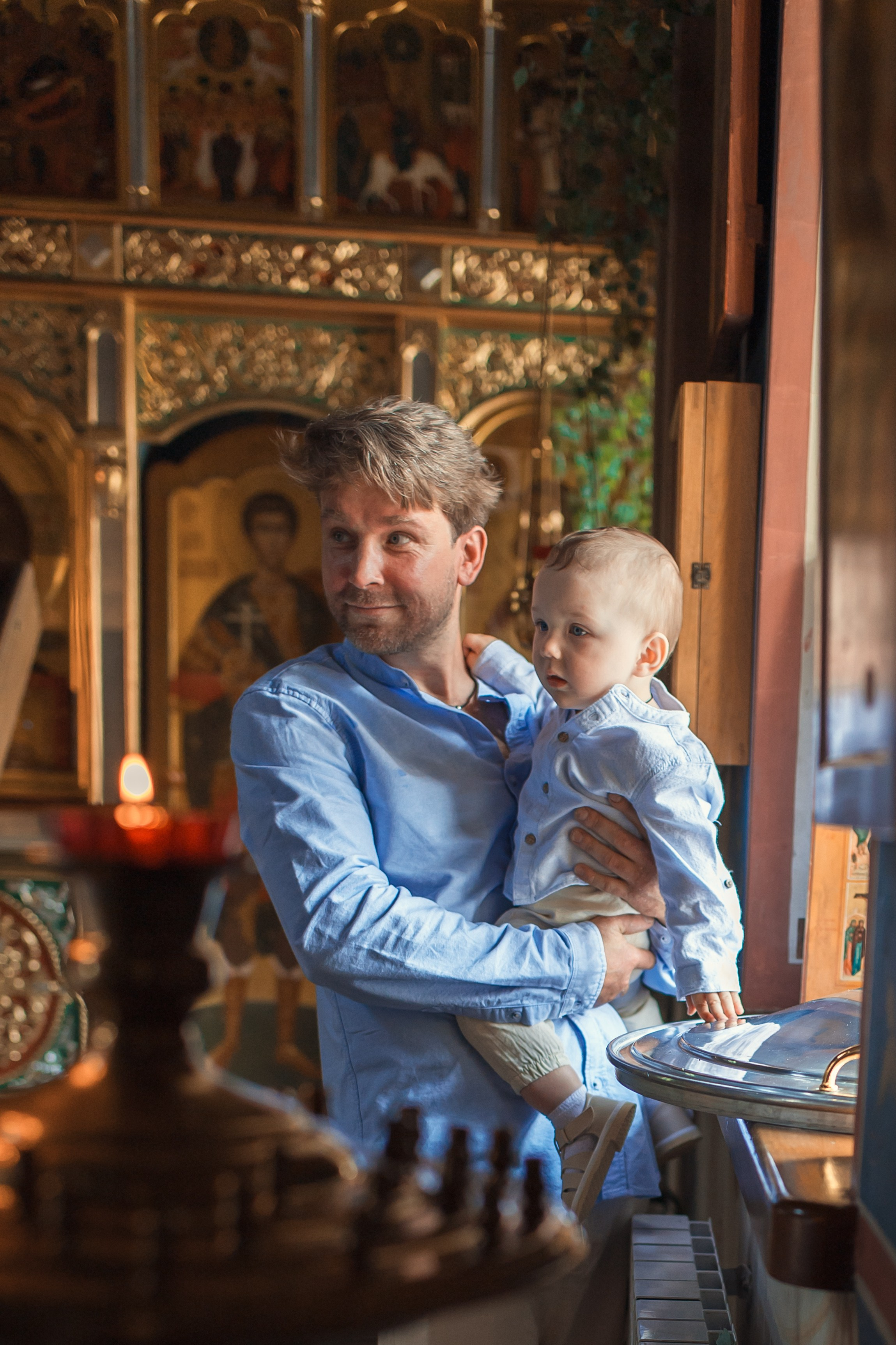 Крещение в Знаменской Церкви г. Переславль Залесский. Профессиональный фотограф в Москве и Мо Мария Шантарёва