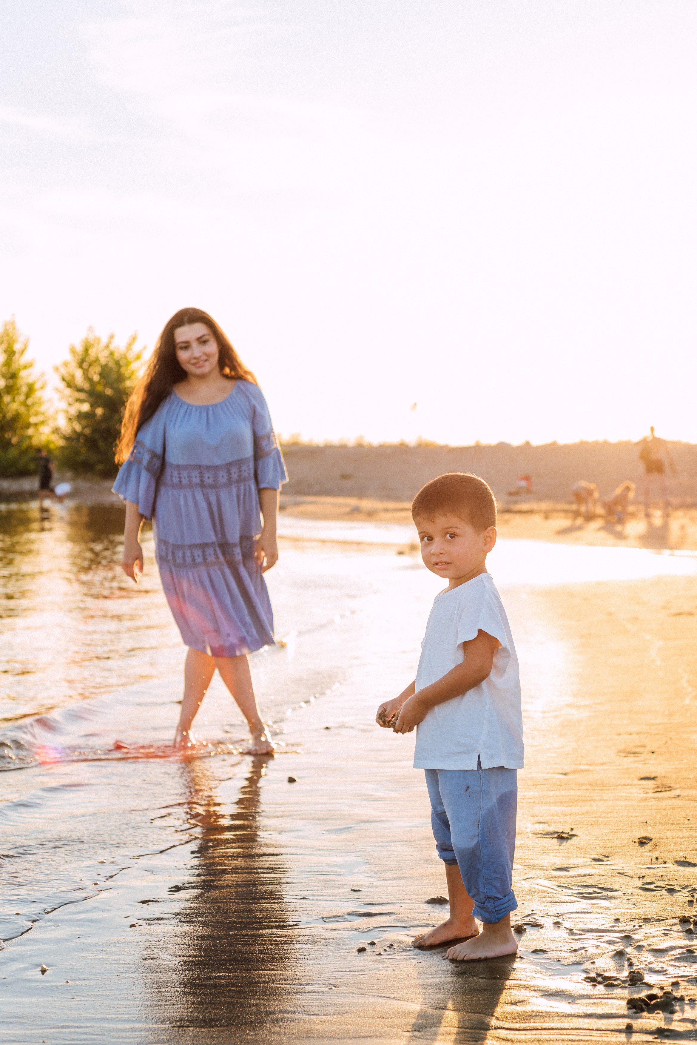 Семейный вечер на пляже. Свадебный и контент- фотограф в Тольятти, Самаре, Москве Яна Уруева