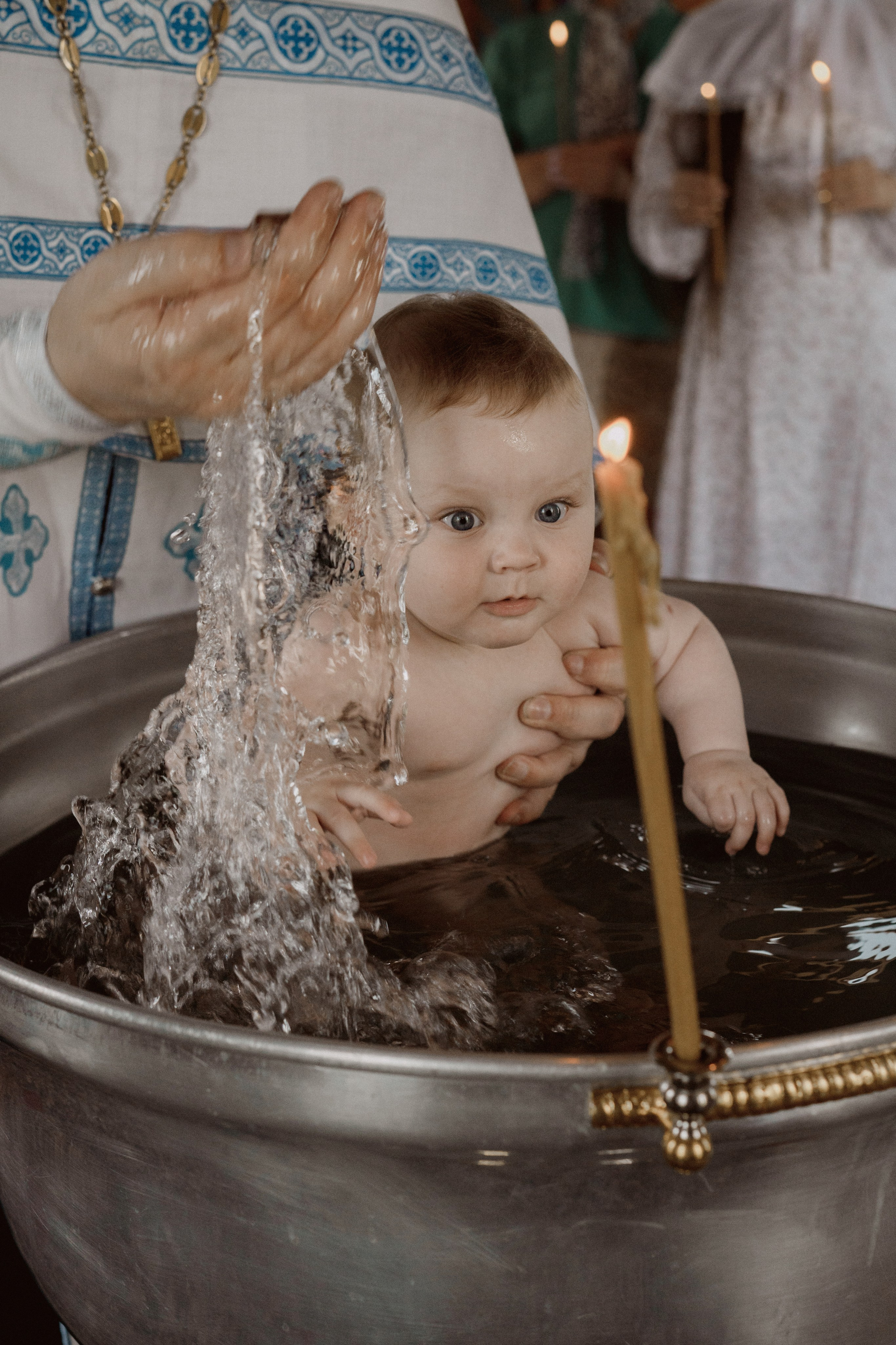 Крещение в Свято-Георгиевском монастыре. Семейный фотограф и видеограф Алёна Ким