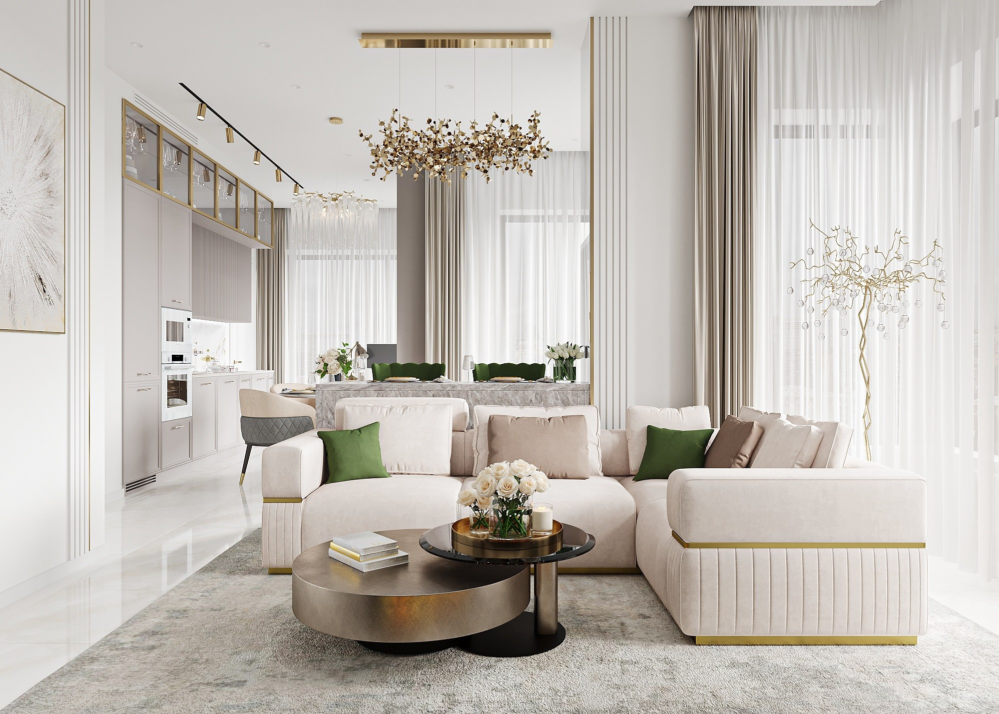 RESIDENCE ZILART, MOSCA. Irina Balykina — Interior 3D Visualisation