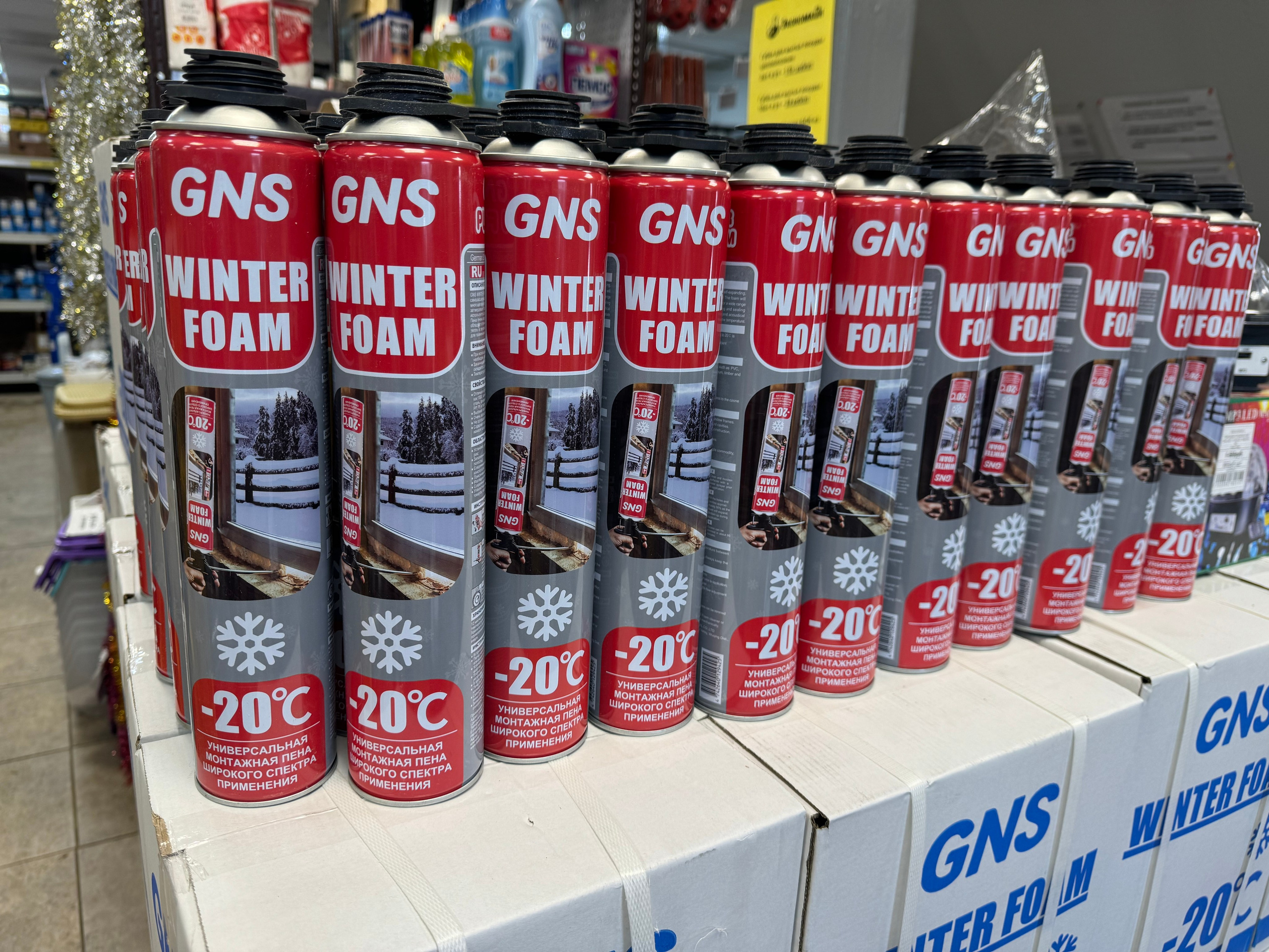 Монтажная пена под пистолет — 280 руб. Строительный магазин низких цен Экономкин