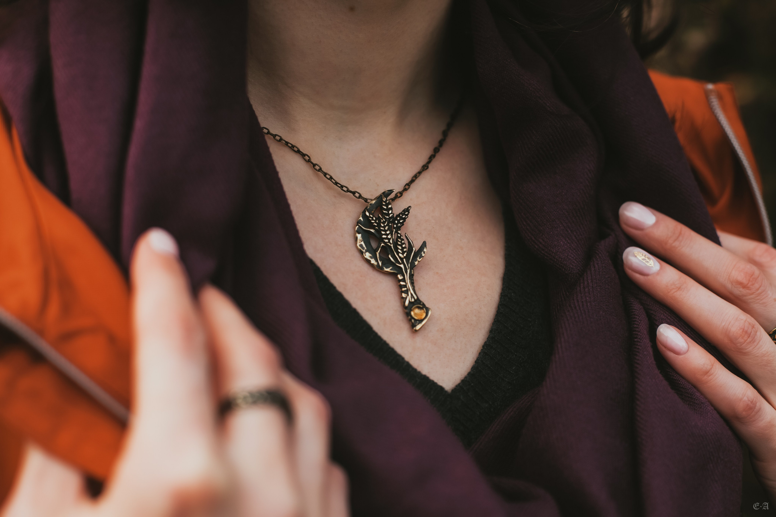 Осенние колосья для Белой Волчицы. Фотограф Ellairen