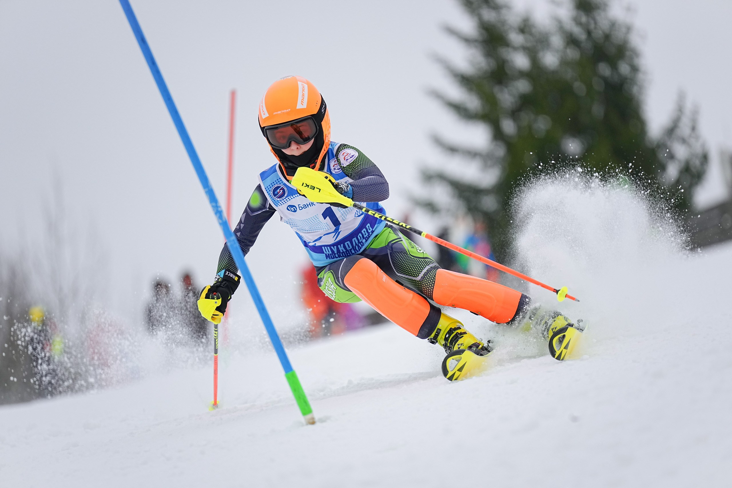 Первенство Дмитровского городского округа по горнолыжному спорту «Памяти А. Жирова» SL U14, U16. Фотограф Студитский Евгений