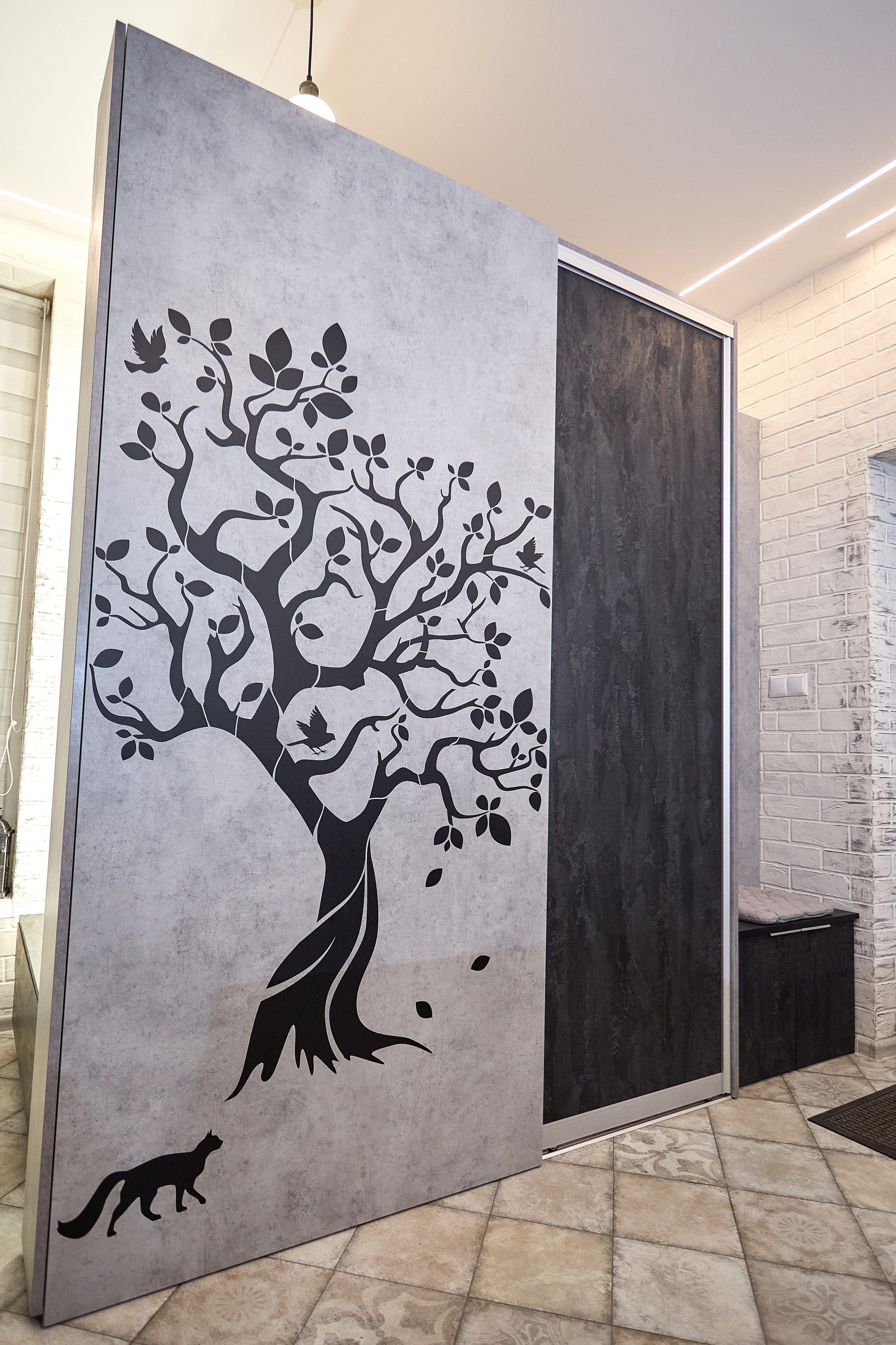 Гардеробная в прихожей. Мебель под заказ. Дрогичин