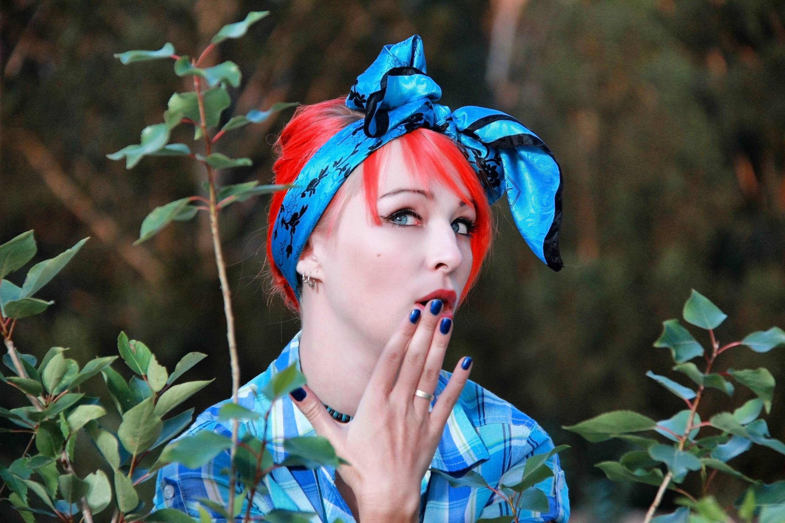 Фотосессия в стиле PinUp с фотоаппаратом