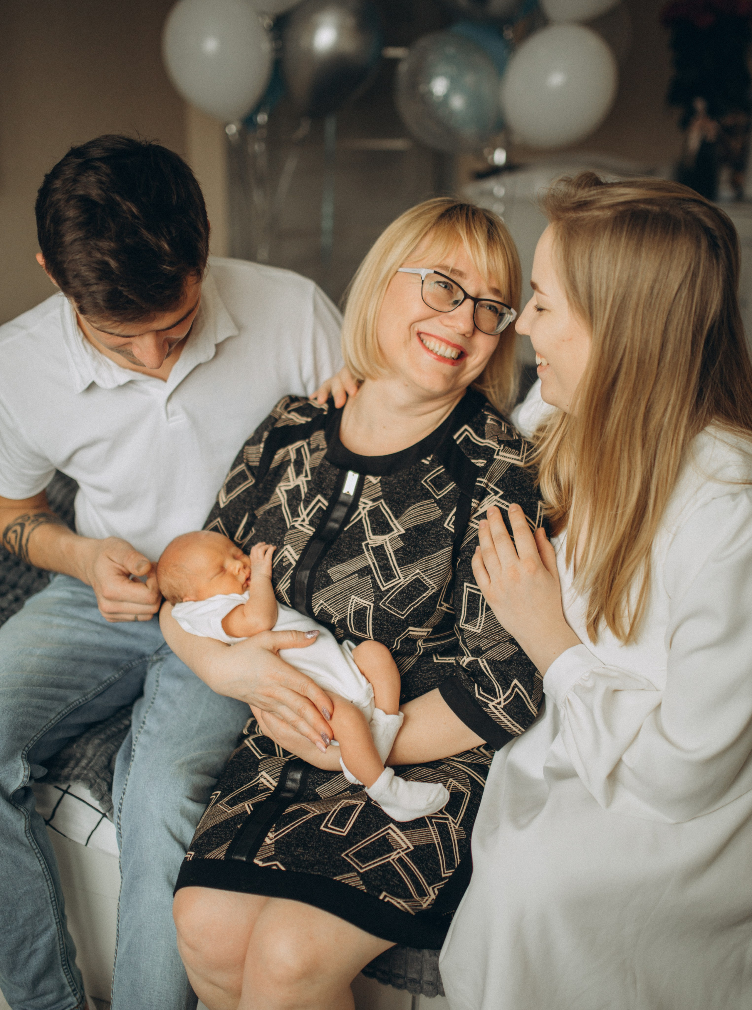 Выписка из роддома. Семейный и детский фотограф в Москве Антонина Смирнова