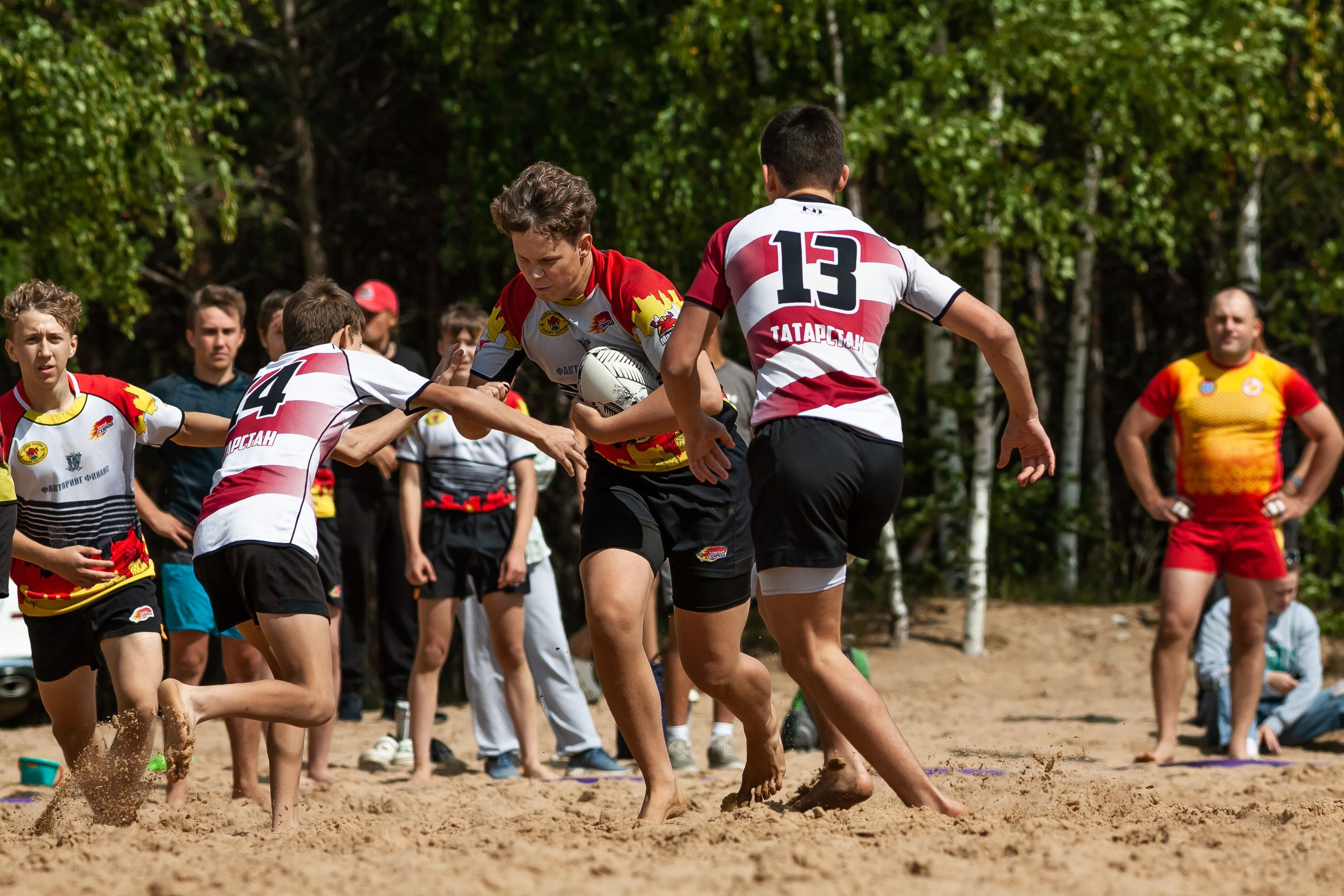 «Кубок «Молота» по пляжному Регби. Фотография