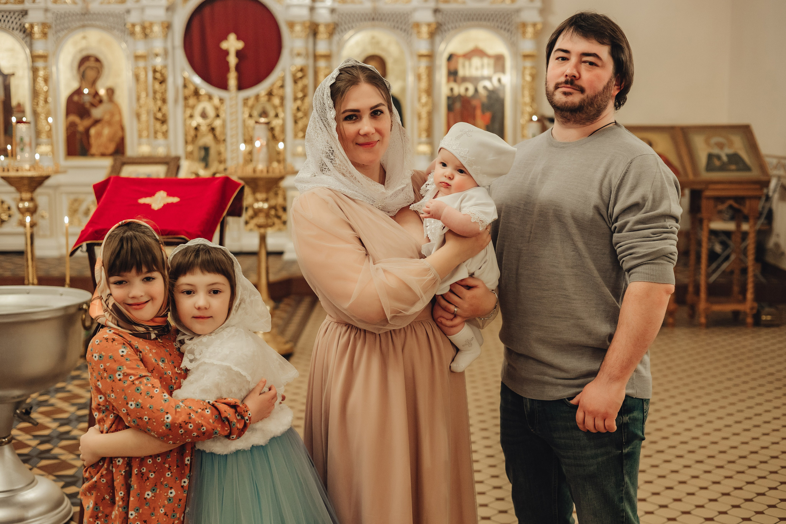 Крещение Анны. Свадебный и семейный фотограф Пушкин Царское Село СПБ Питер Санкт-Петербург и Рязань Ольга Козлова