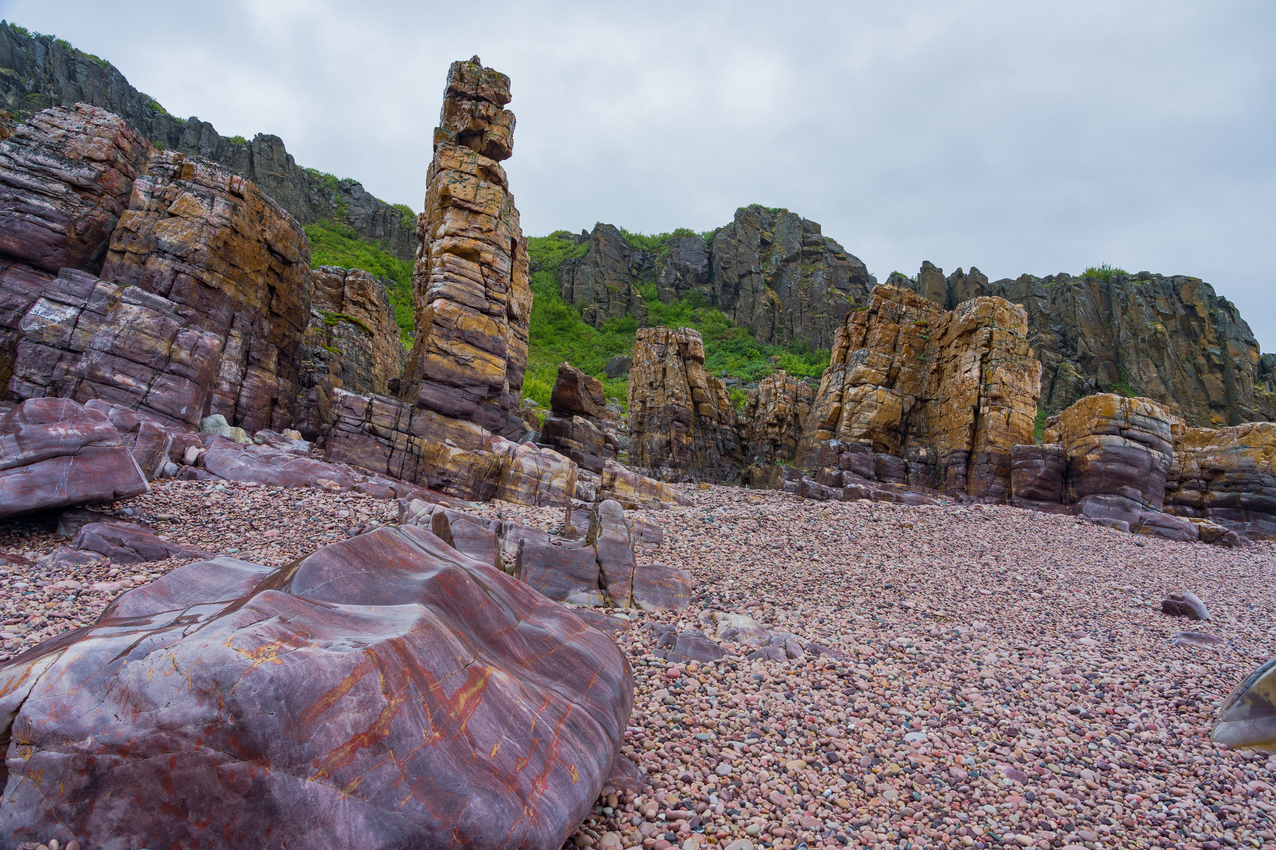 Пляж Мокрых Камней. Северные Ночи