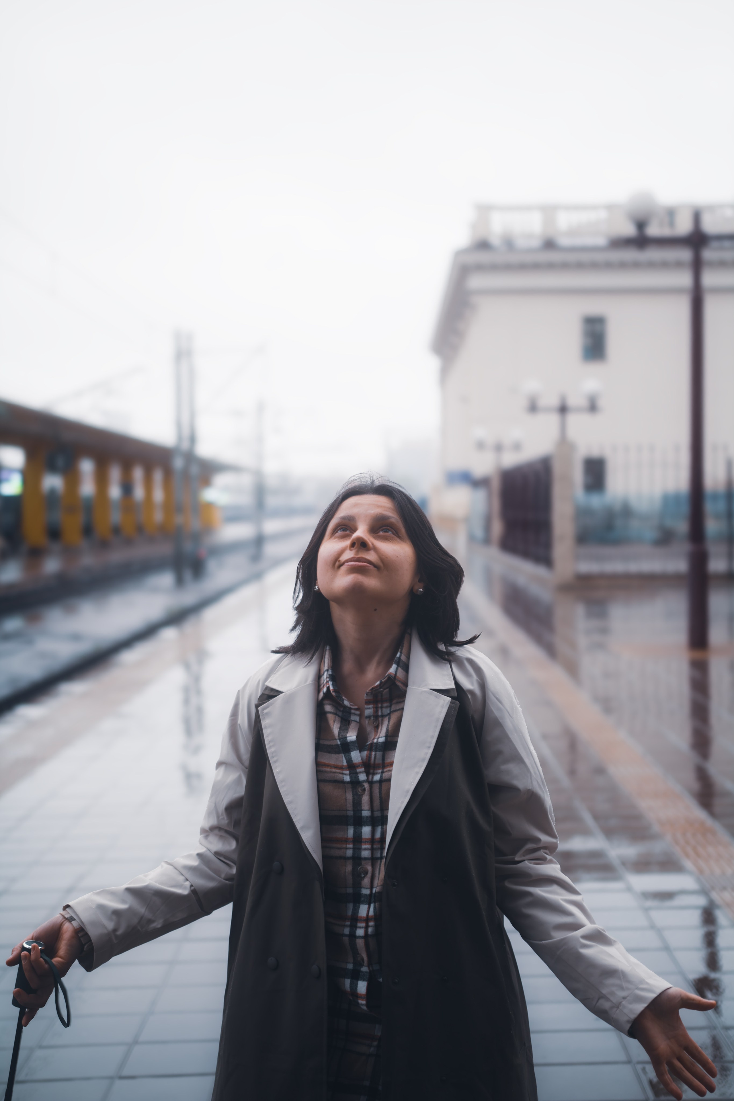 Фотосессия на вокзале