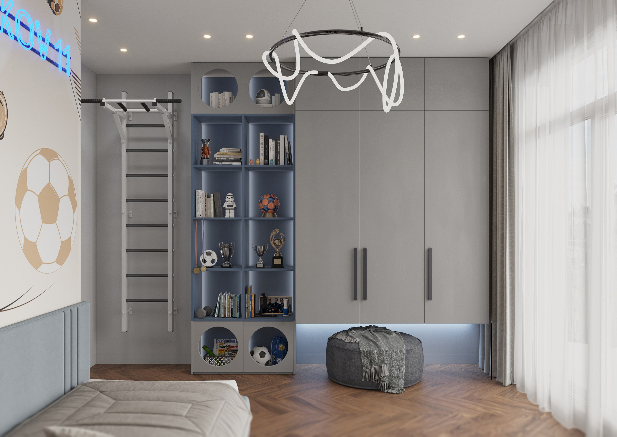 ЖК Тесоро. Дизайн Анна Лавриченко. 3D визуализатор интерьеров Ксения Жарко