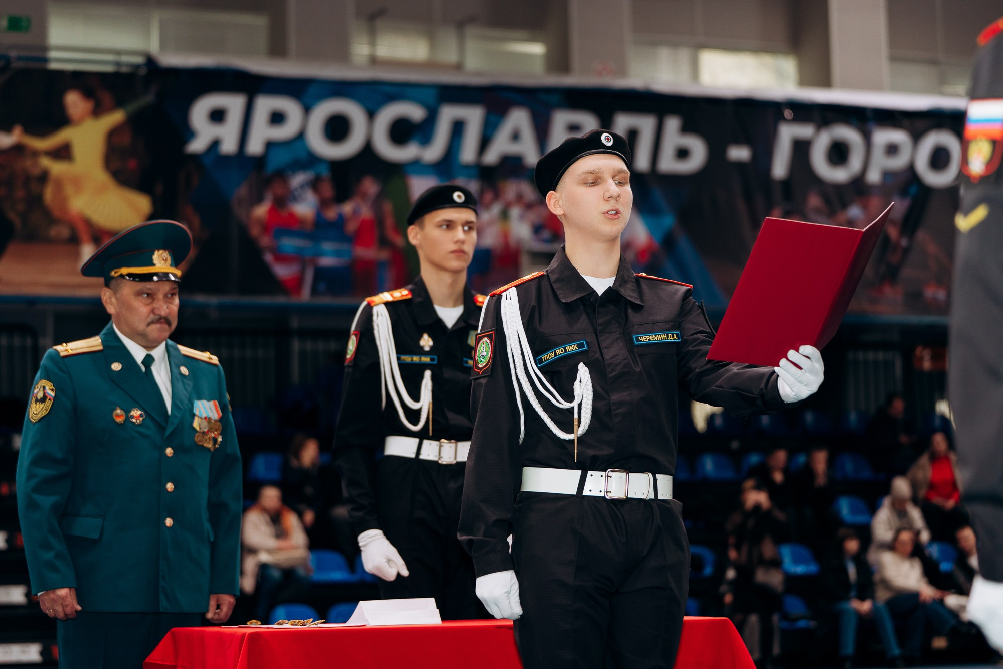 Принятие присяги кадетами. Свадебный и репортажный фотограф в Ярославле Евгений Сальников