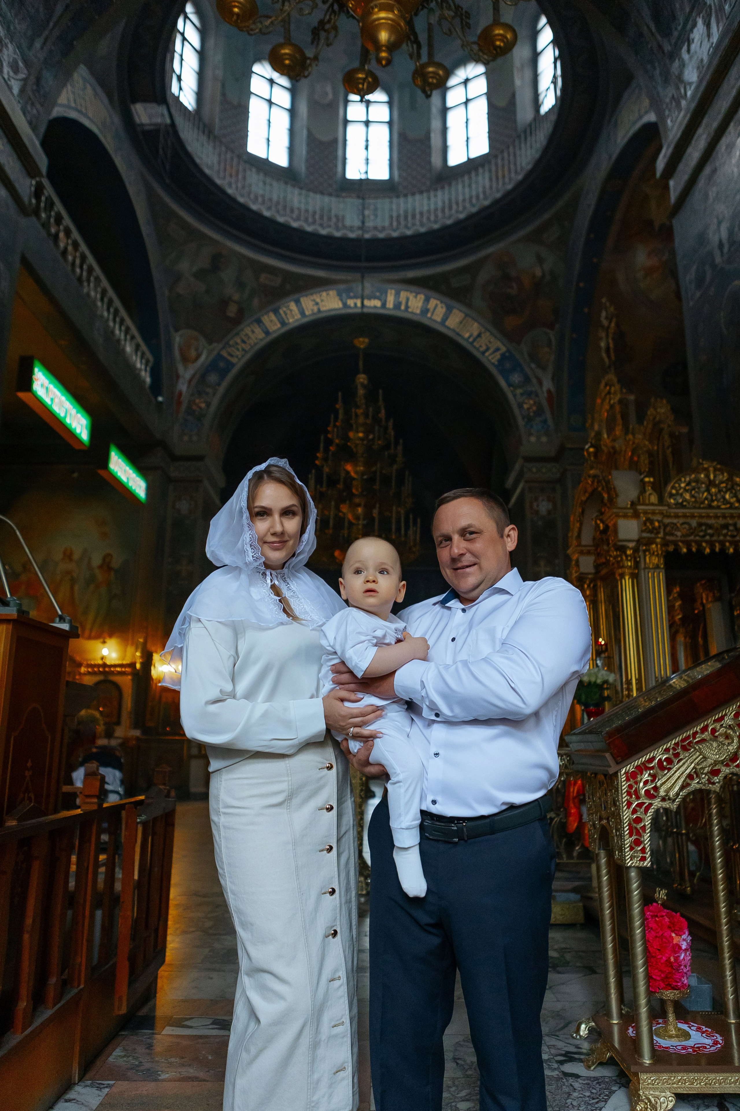 Крещение Даниила. Семейный и детский фотограф в Москве Александра Мак