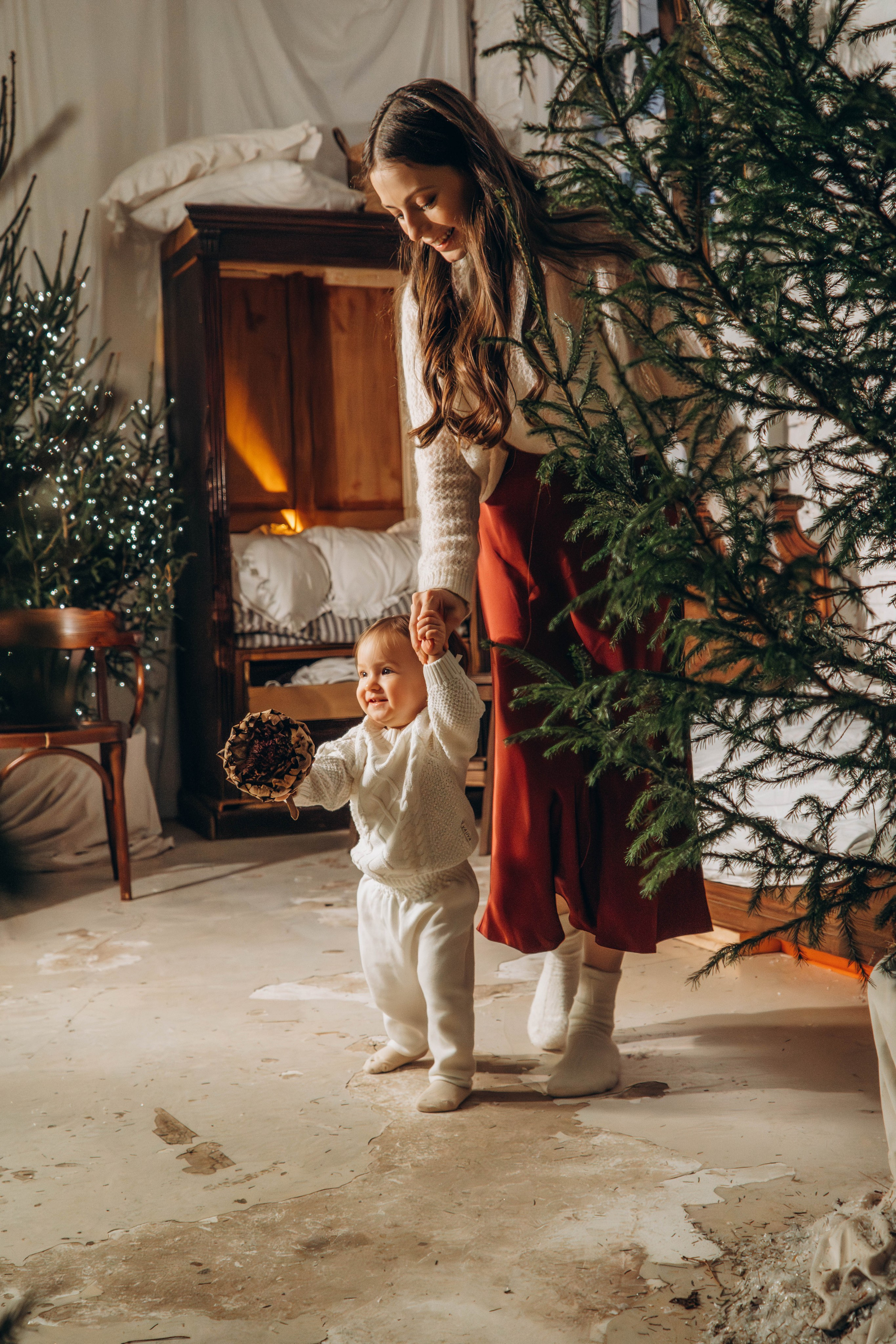 Анастасия и Мира. Студия «Мох». Фотограф Москва Валерия Веденина