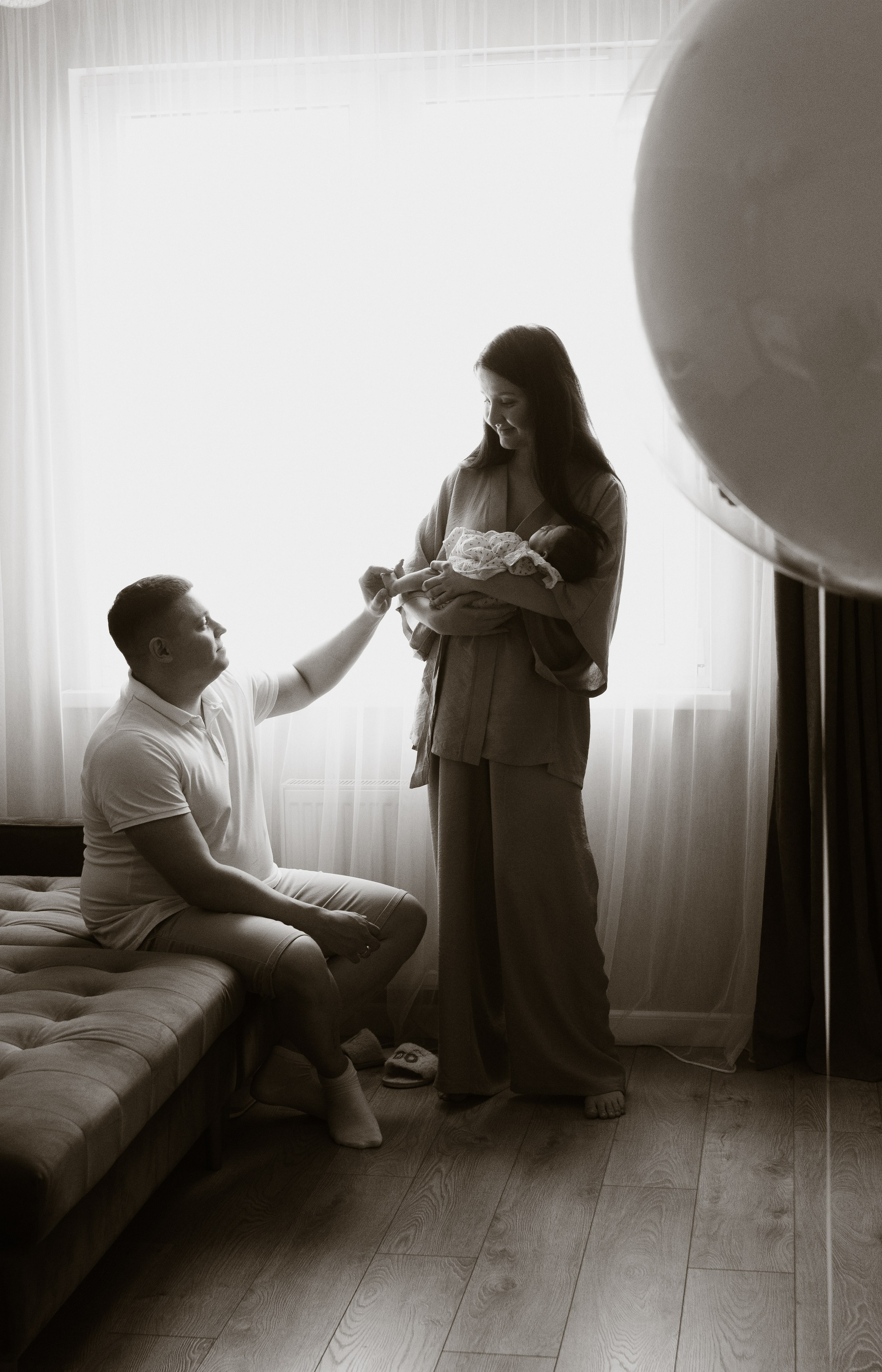 Эмилии 10 дней. Семейный, ньюборн фотограф, фотограф на роды в Москве, Виктория Тюльдюкова