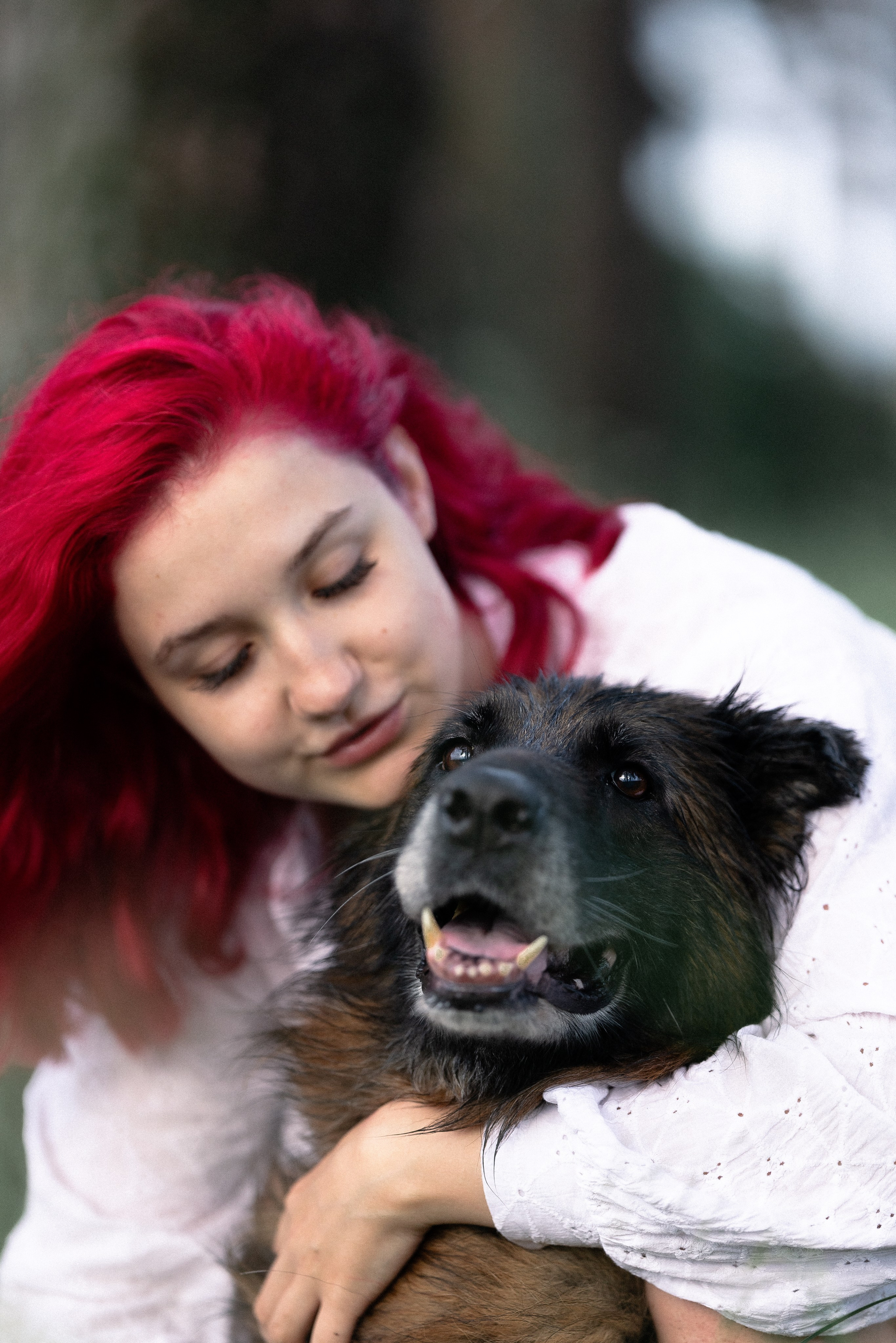 Алена, Фанни и Фрея. Фотограф и видеограф анималист Аганина Дарья