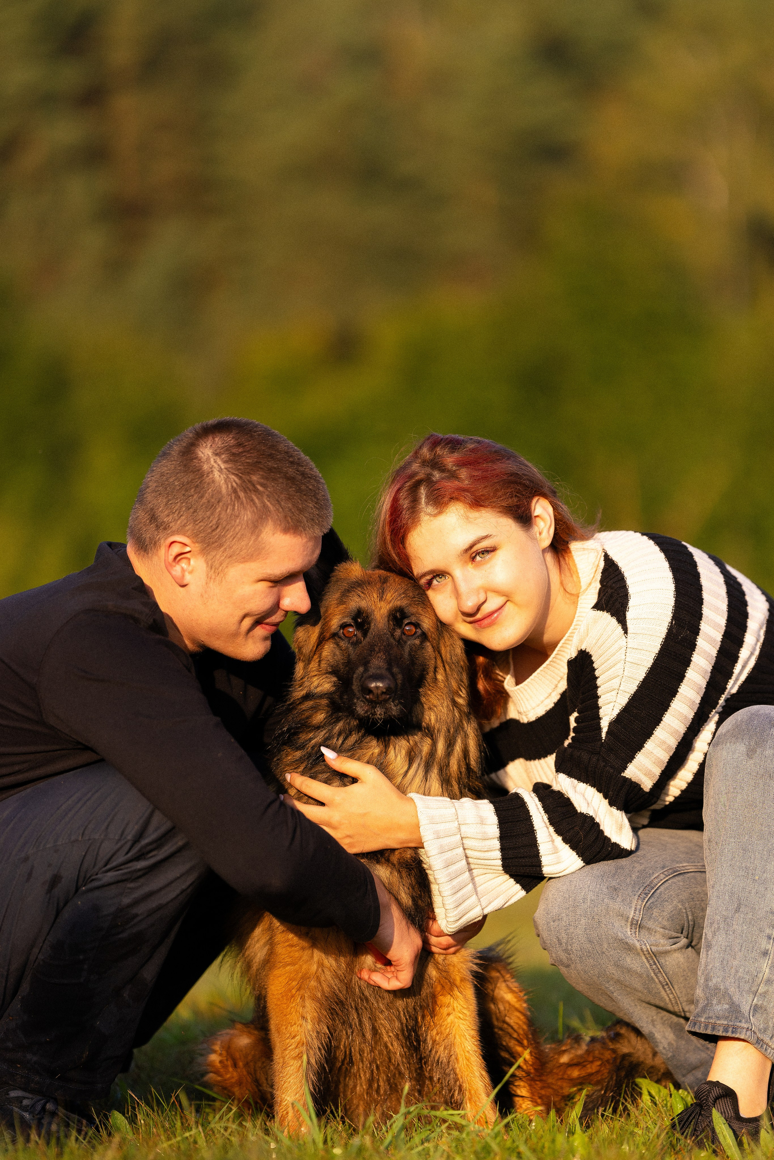 Алена, Матвей, Фанни и Фрея. Фотограф и видеограф анималист Аганина Дарья