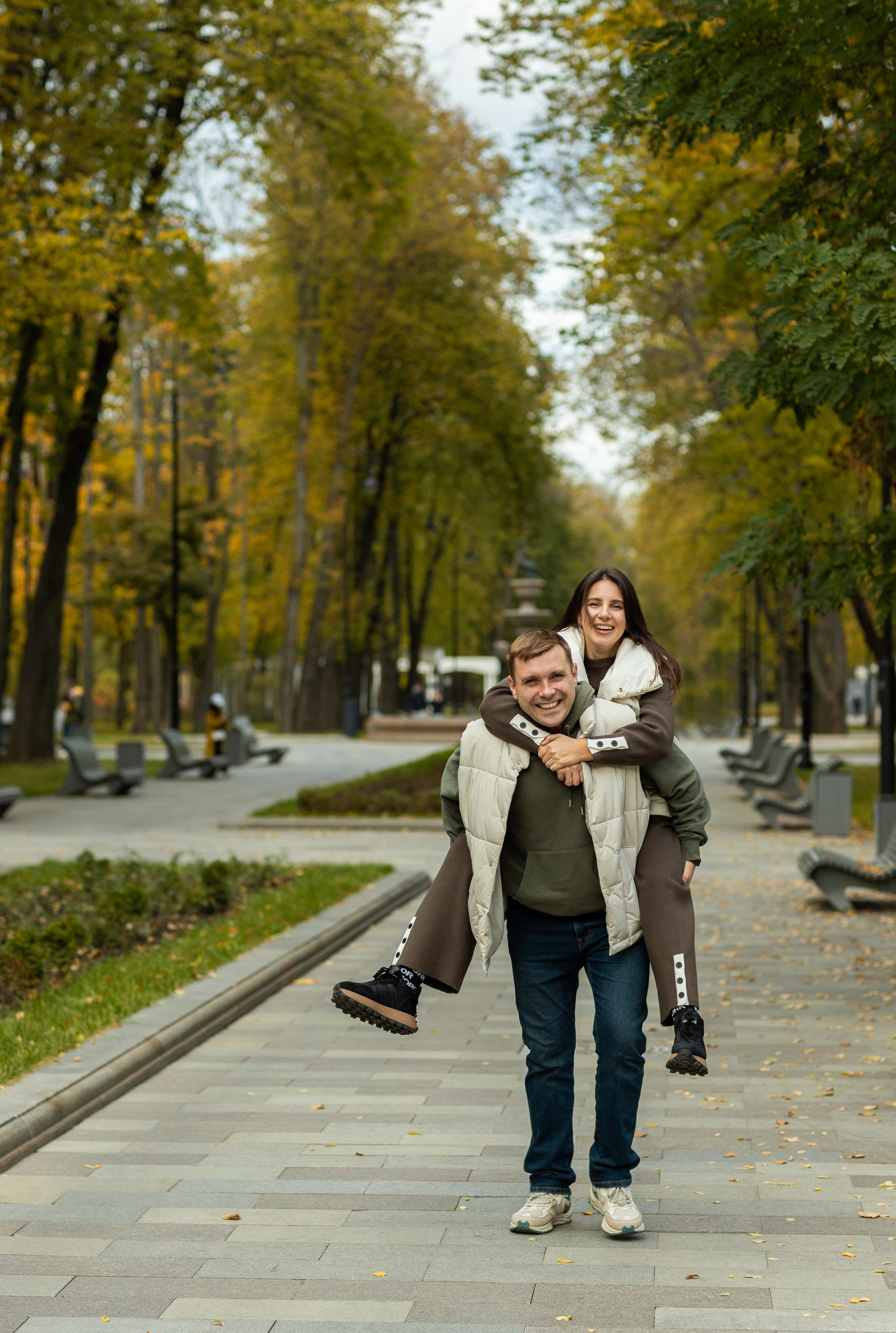 Осень на Речном вокзале. Семейный и детский фотограф в Москве Олеся Маркина