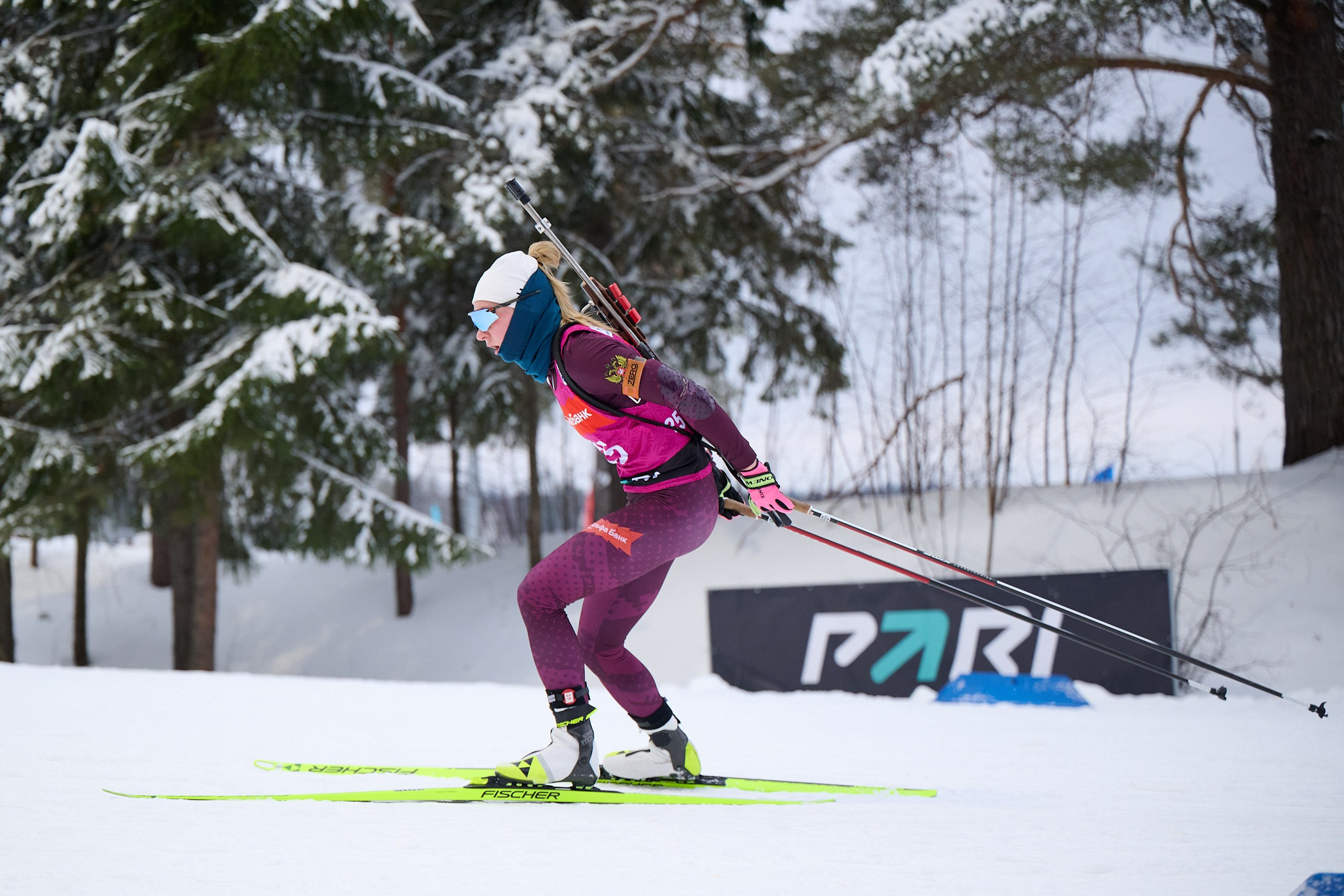 Биатлон. Чемпионат России — 2024/2025, 3-й этап, Ижевск. Ижевская винтовка. Спортивный репортажный фотограф в Ижевске Сергей Мерзляков