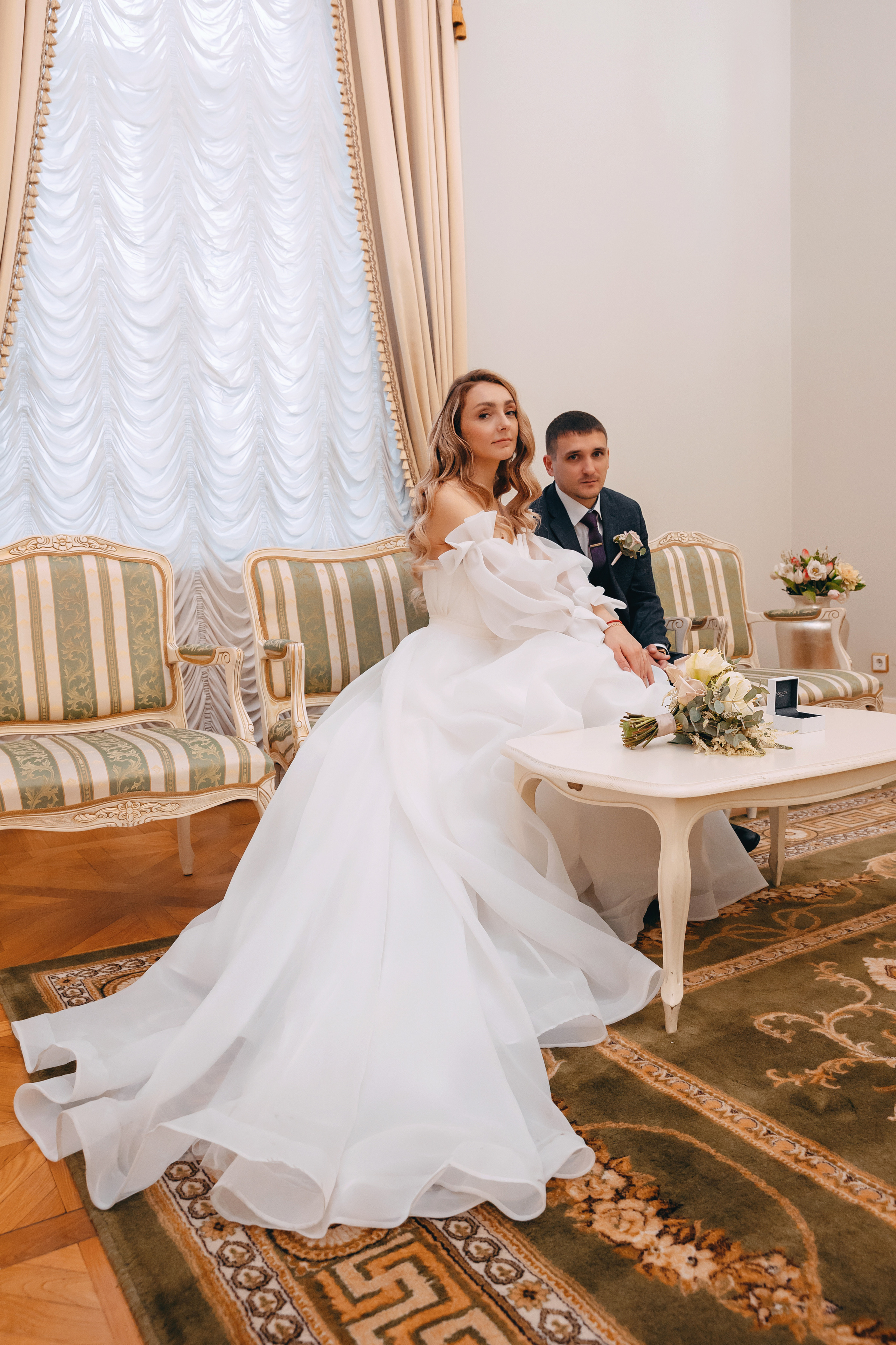 Андрей и Наташа (сборы, загс в Пушкине, прогулка, студия). Семейный фотограф в Санкт-Петербурге Алиса Мохова