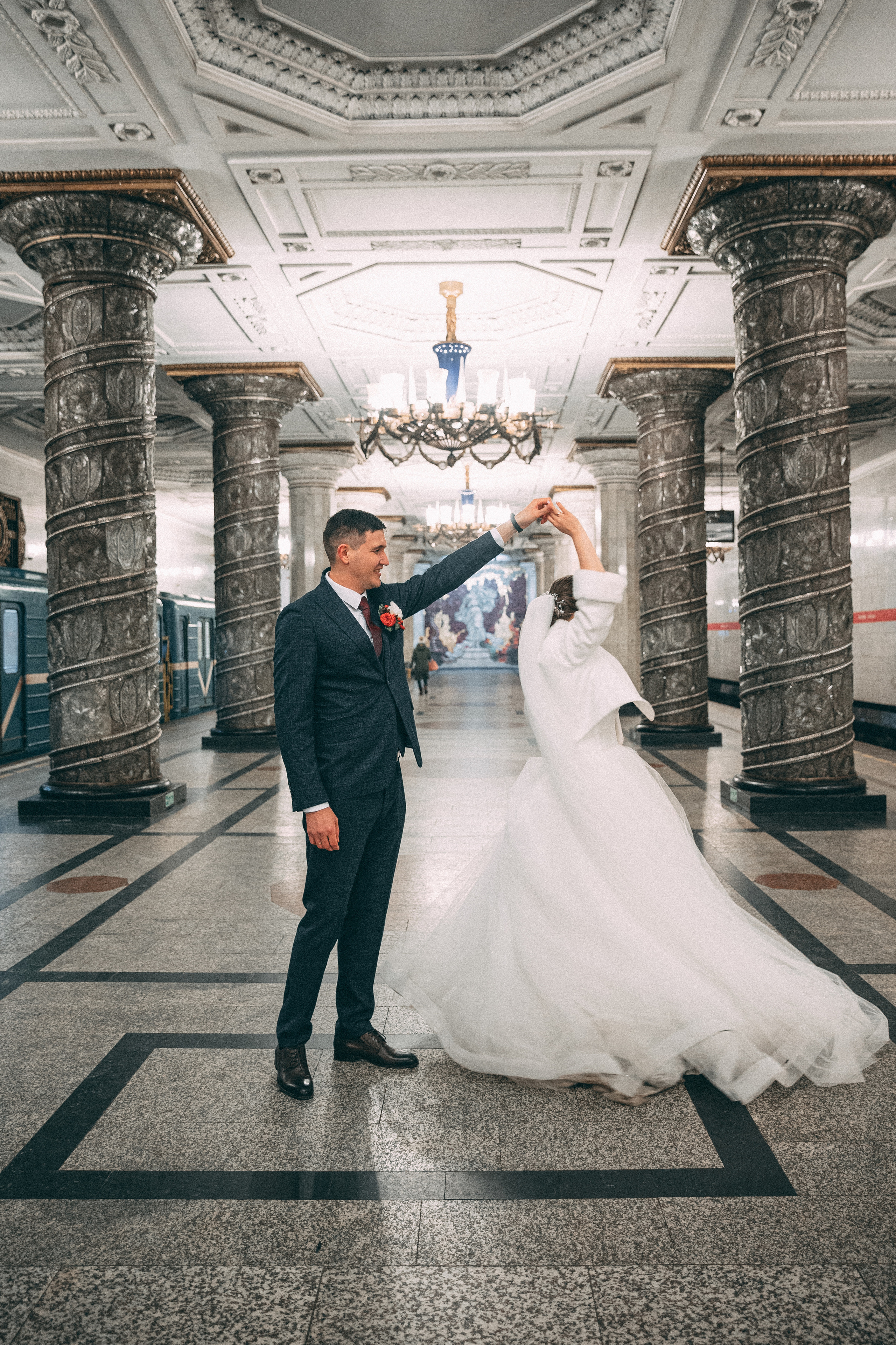 Денис и Ксюша, ДГБ1 + прогулка (Исаакий, Витебский, метро Автово). Семейный фотограф в Санкт-Петербурге Алиса Мохова