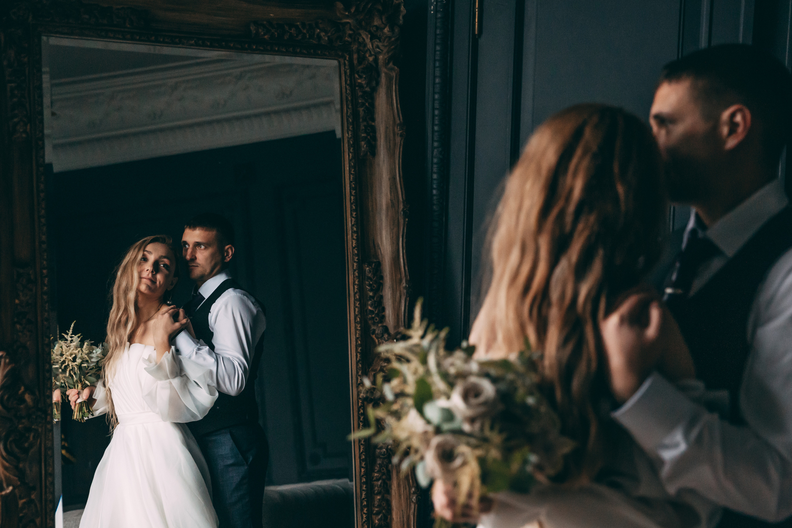 Андрей и Наташа (сборы, загс в Пушкине, прогулка, студия). Семейный фотограф в Санкт-Петербурге Алиса Мохова