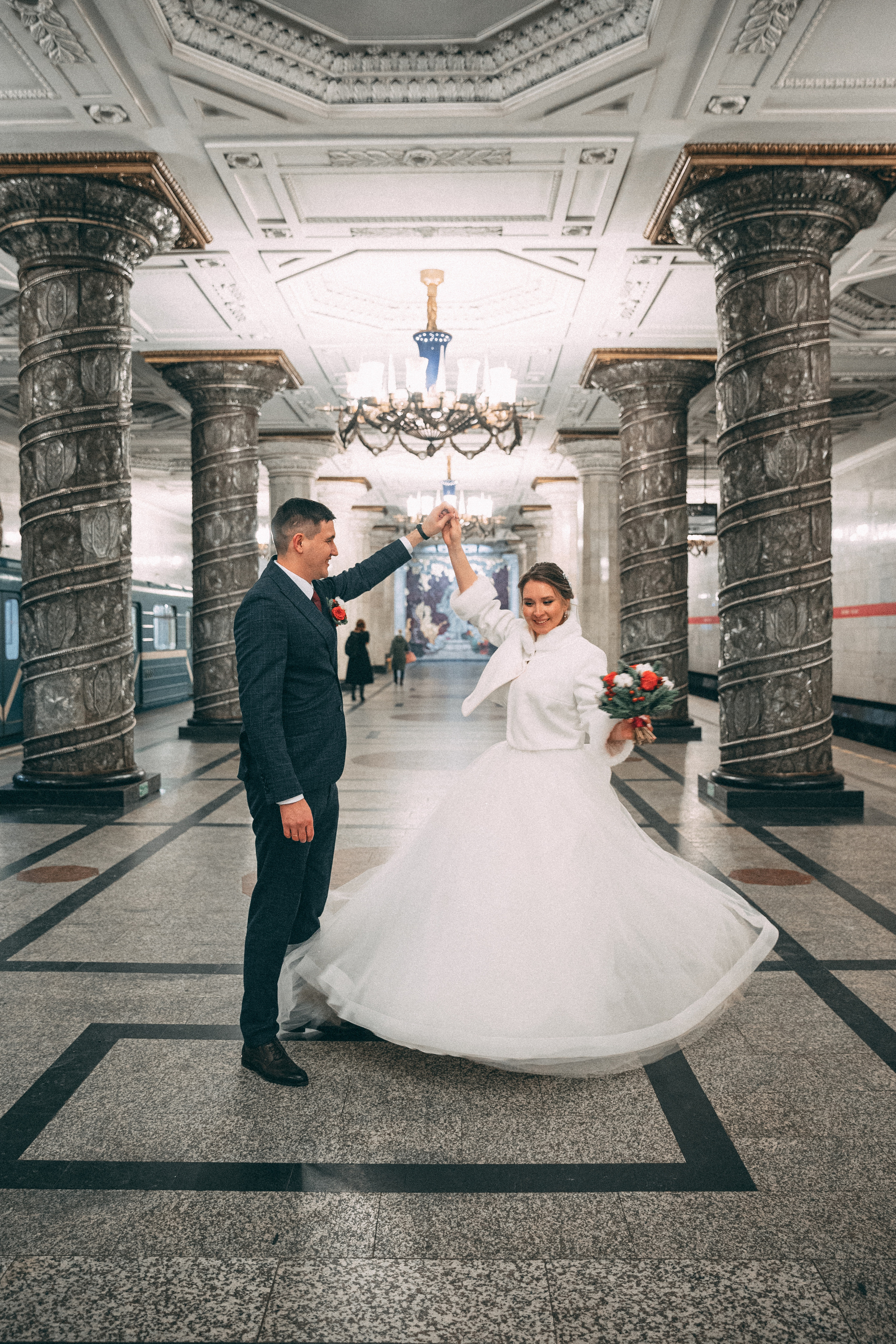 Денис и Ксюша, ДГБ1 + прогулка (Исаакий, Витебский, метро Автово). Семейный фотограф в Санкт-Петербурге Алиса Мохова