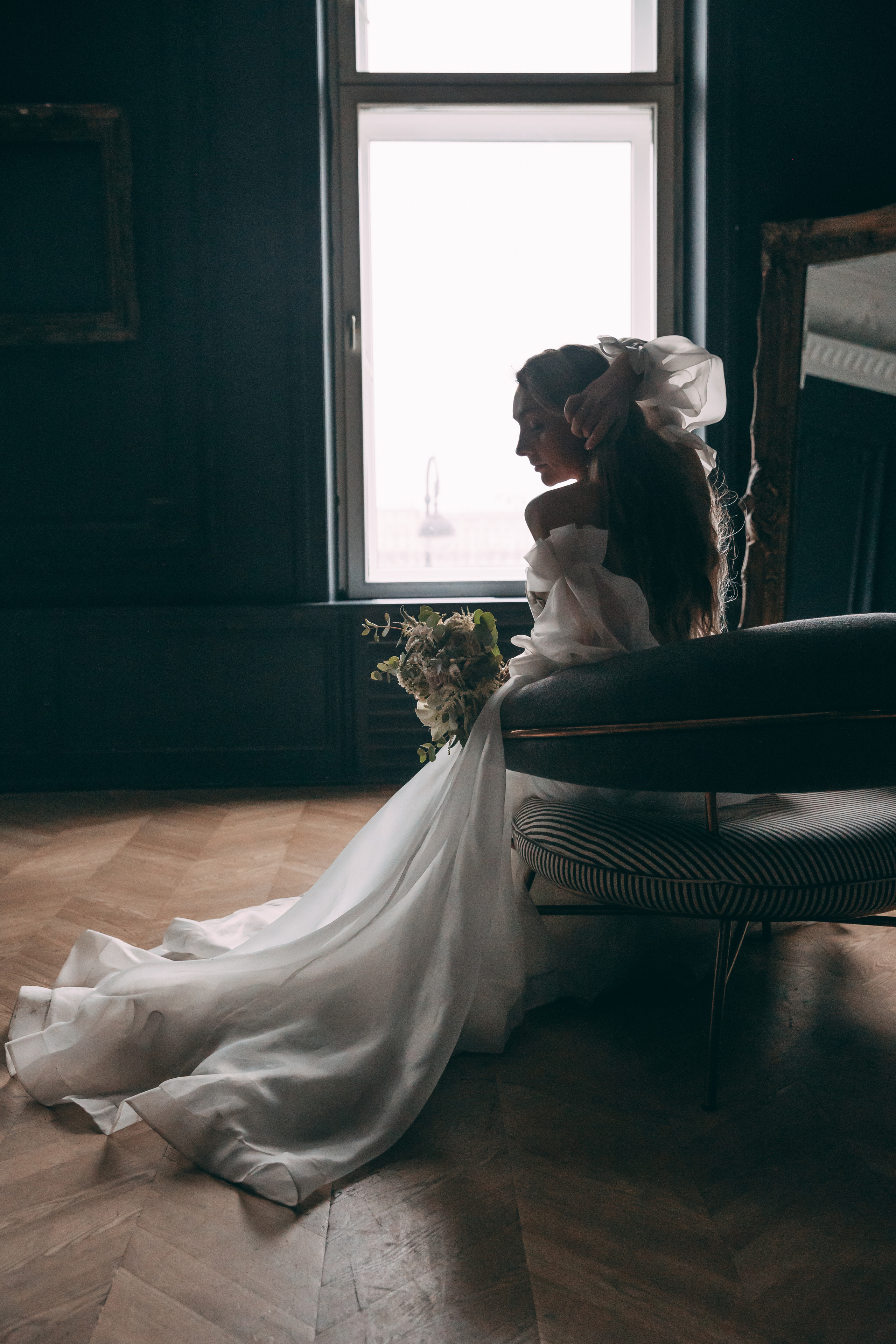 Андрей и Наташа (сборы, загс в Пушкине, прогулка, студия). Семейный фотограф в Санкт-Петербурге Алиса Мохова