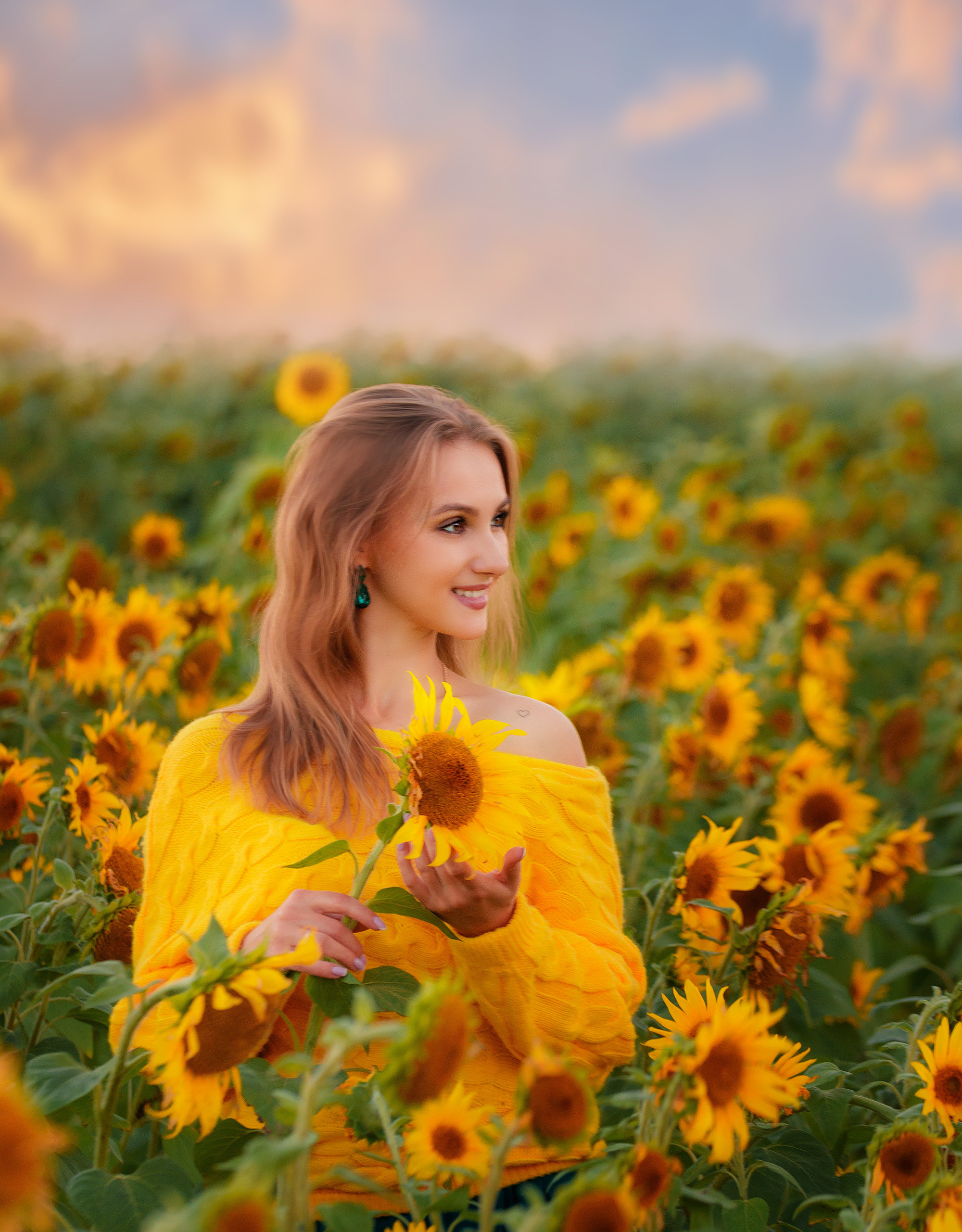 Подсолнухи. Семейный и детский фотограф в Москве Ольга Мэй
