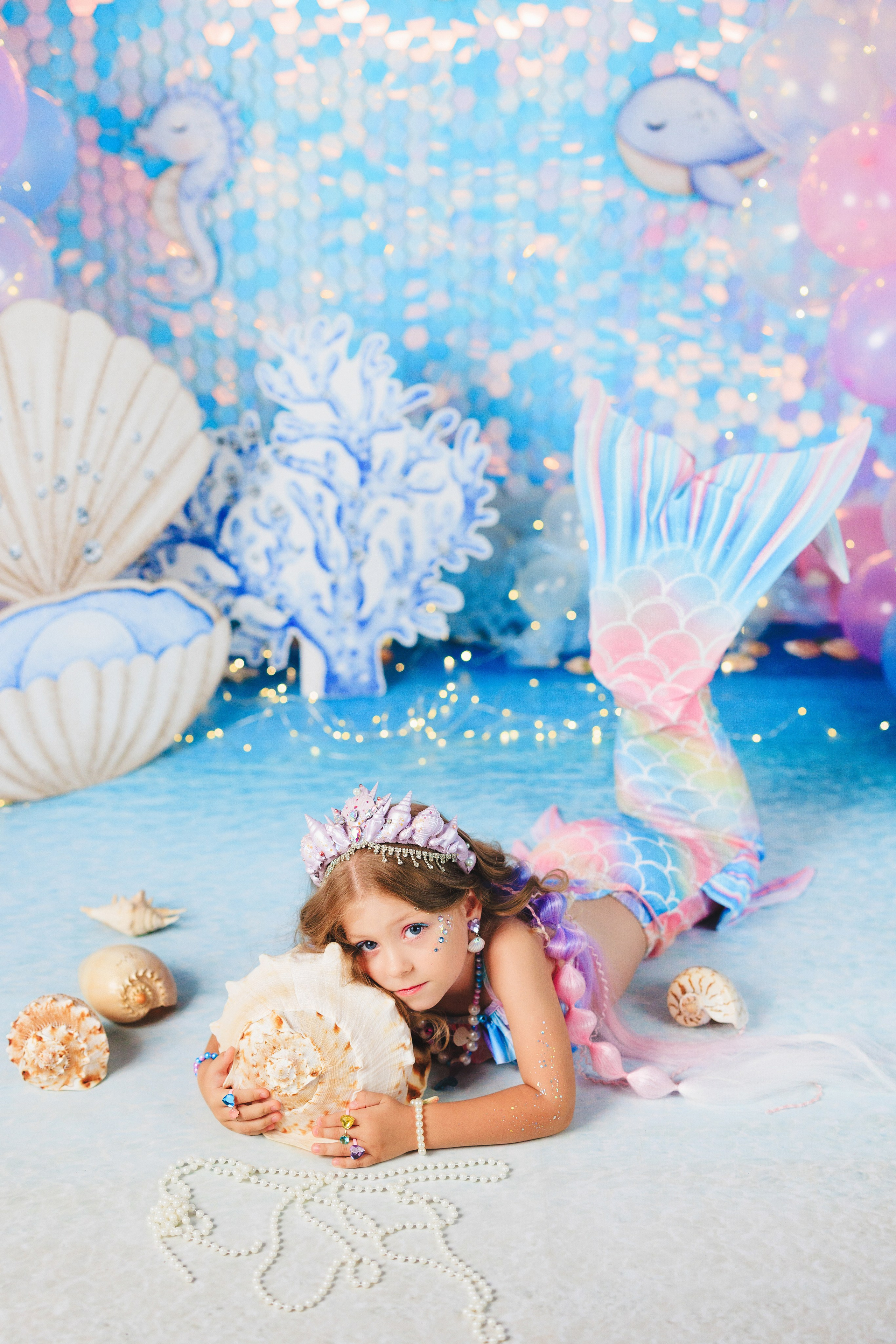 Детская фотосессия в образе «РУСАЛОЧКА», город Краснодар. Семейный и детский фотограф в Краснодаре Анна Трашкова