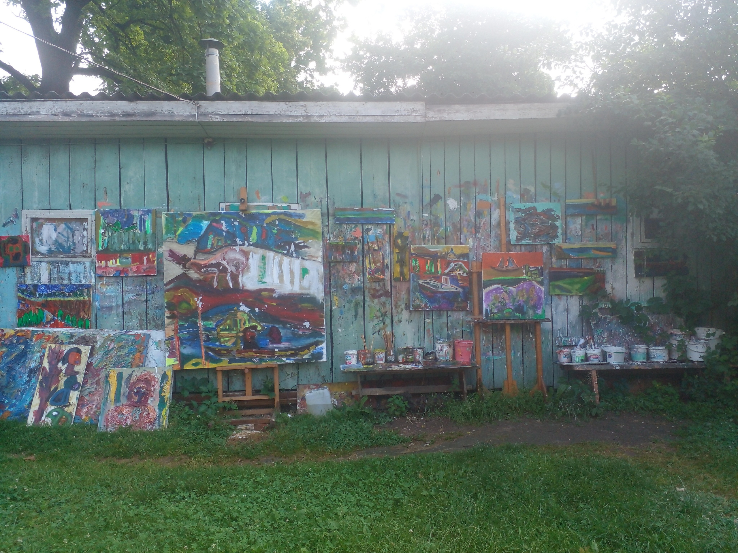 In my studio. Художник Артем Диатян искусство Москва