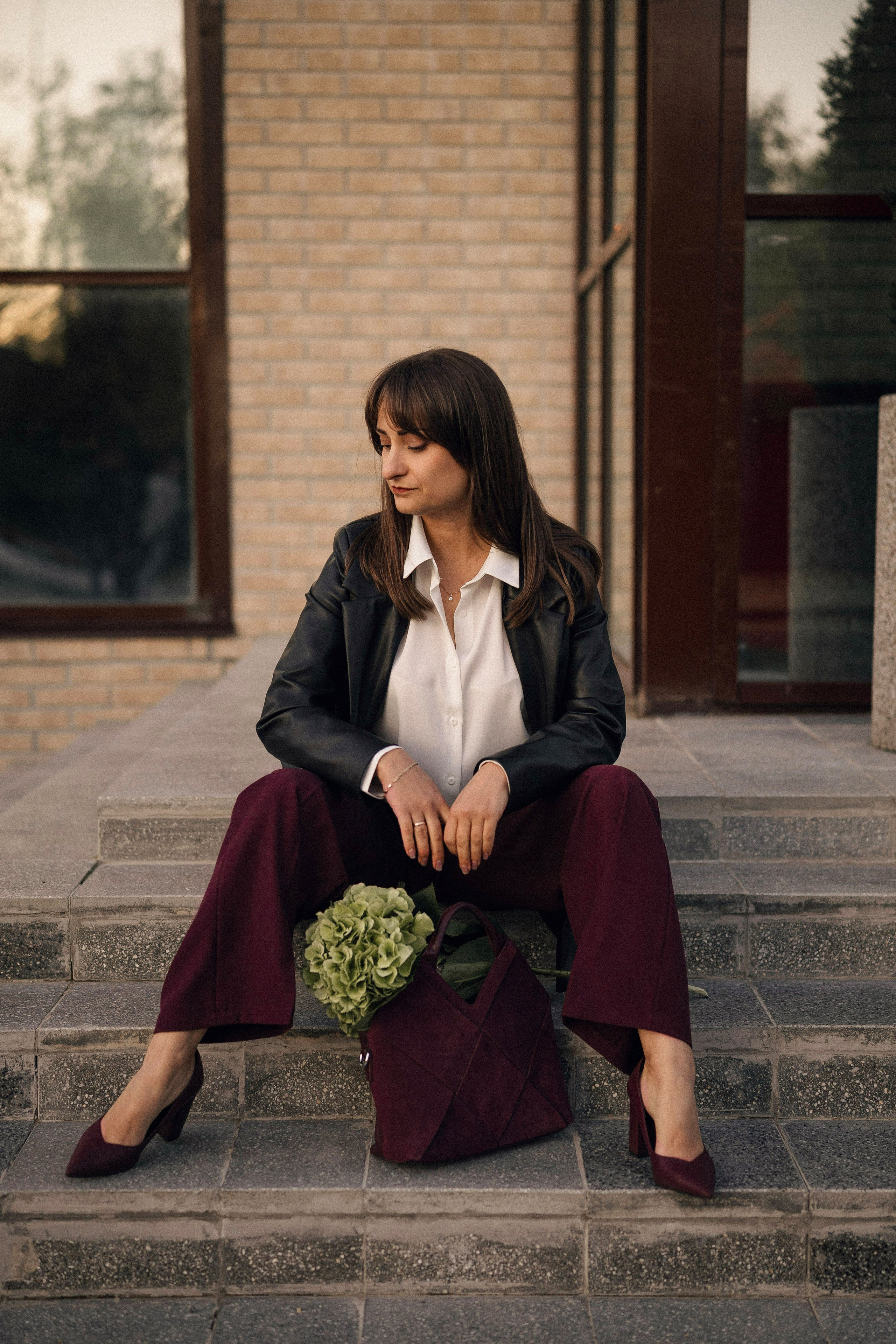 Натали с гортензией. Портретный, семейный и свадебный фотограф в Нарьян-Маре