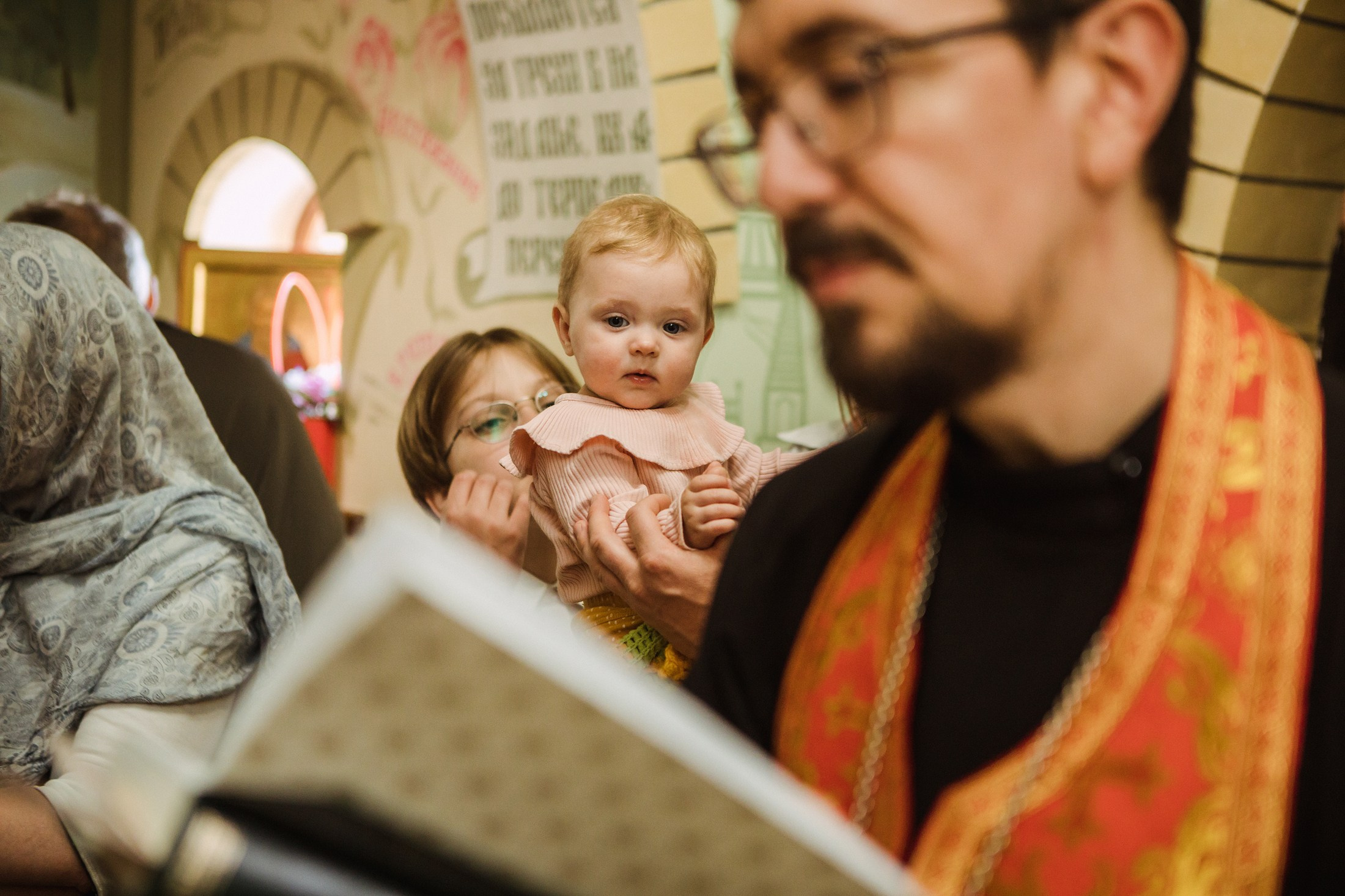 Храм Преподобного-Сергия-Радонежского. Крещение Мелании. Фотографы в городе Волгограде — Людмила Агеева и Алексей Околелов