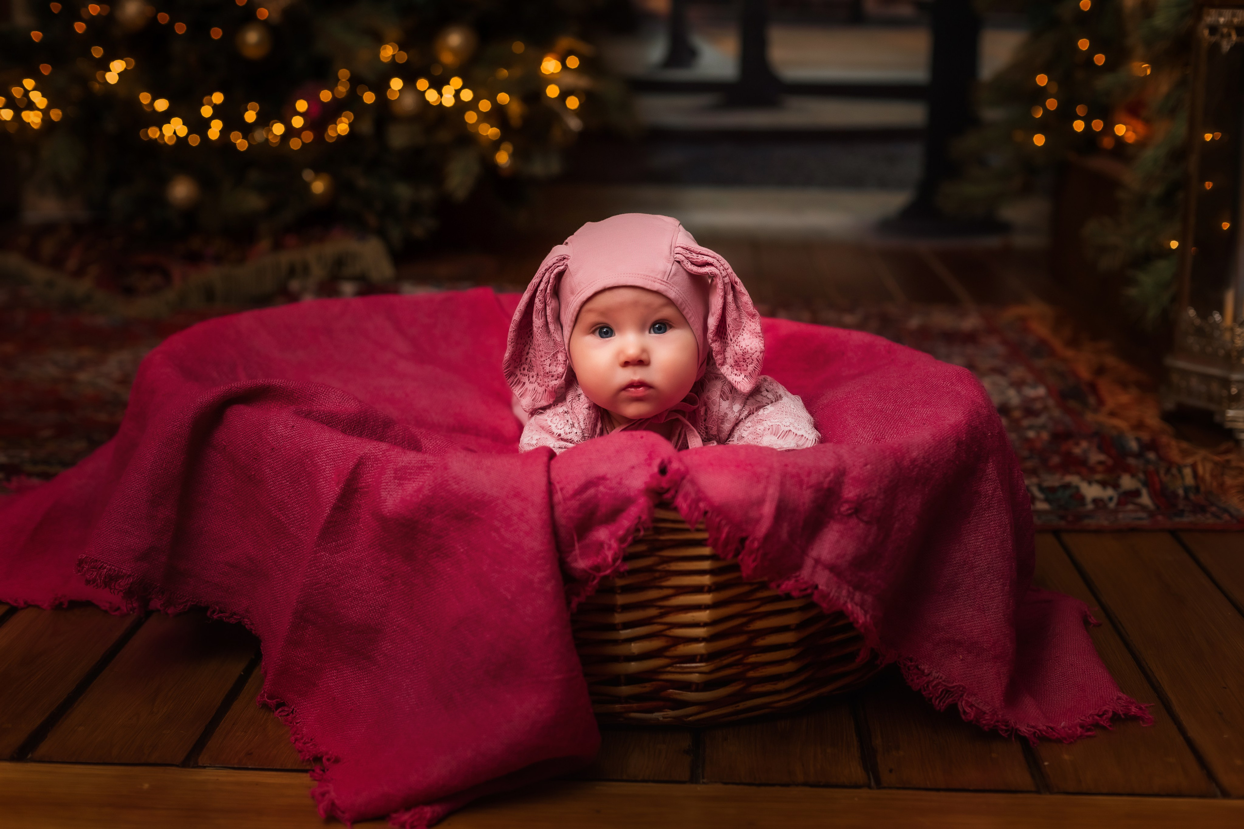 Илья, Таисия, Алиса. Новогодняя. Семейный и детский фотограф в Екатеринбурге Оксана Пипкина