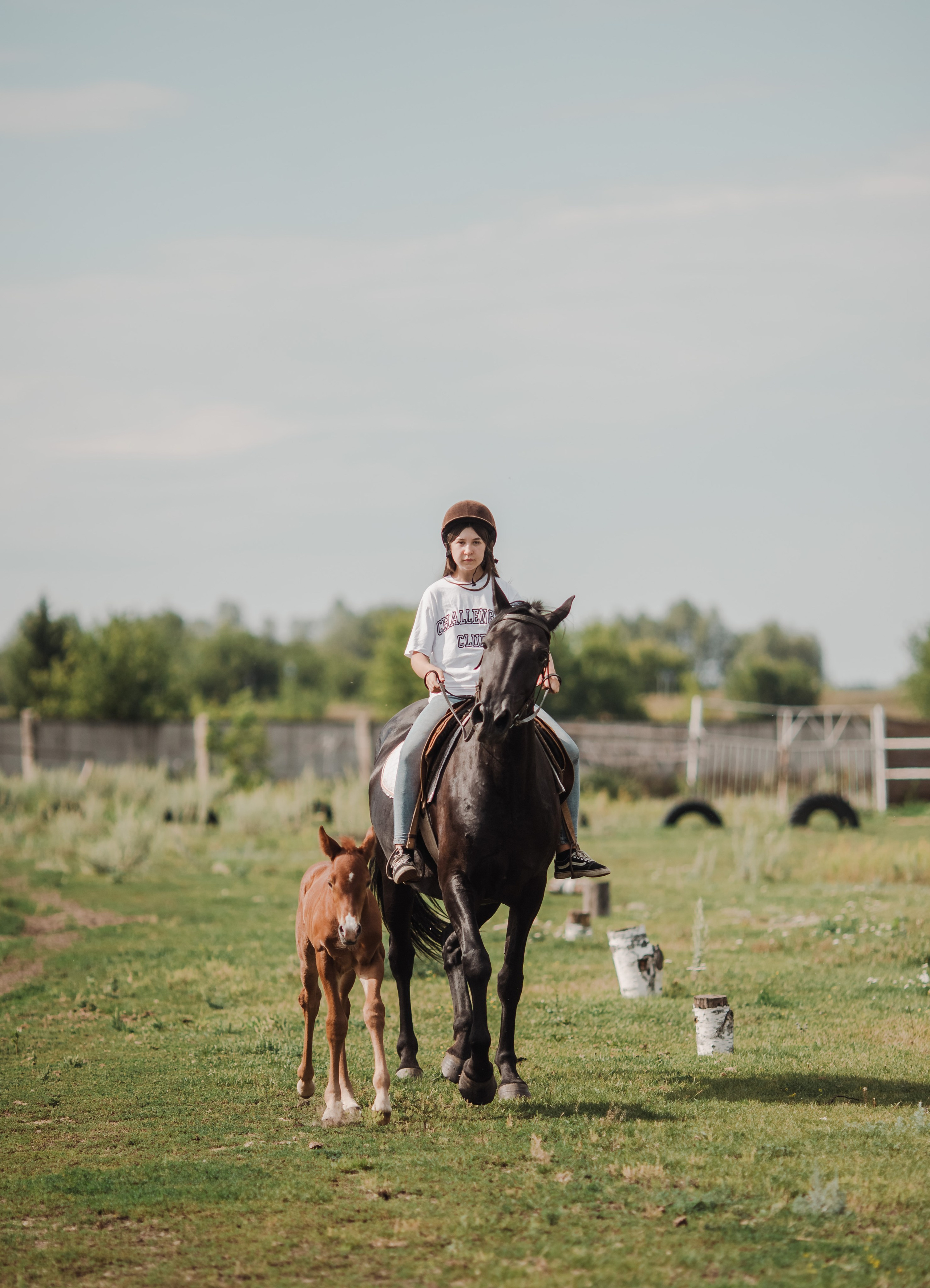Семья на конной ферме. Свадебный и семейный фотограф Екатерина Бубнова